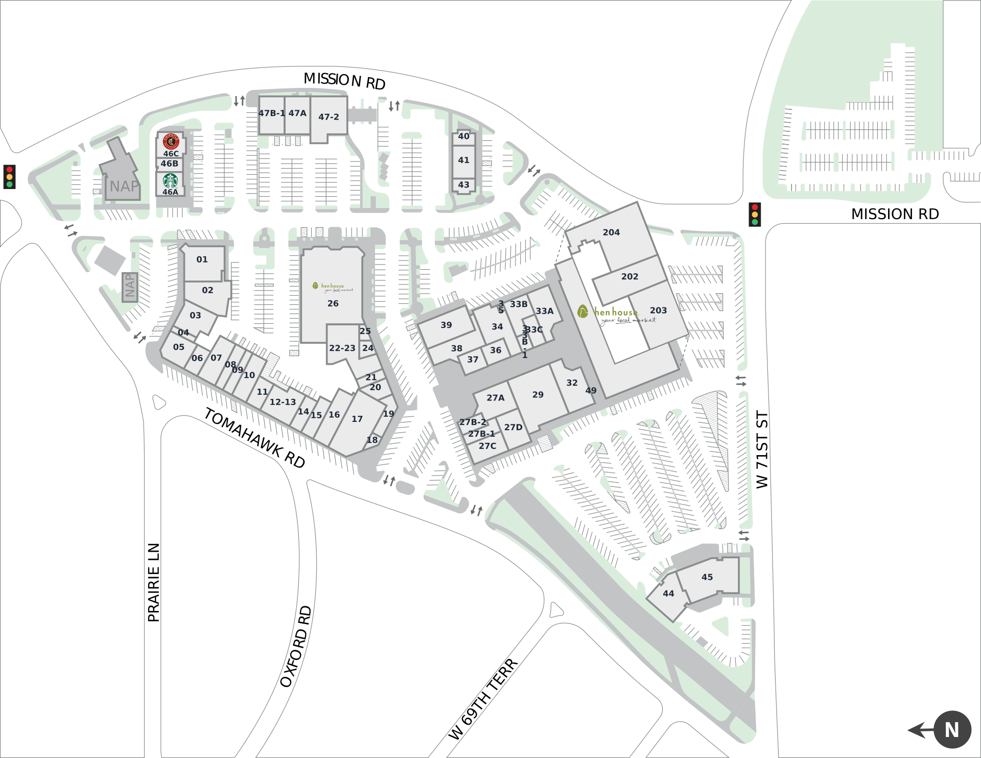 The Shops Of Prairie Village Site Plan