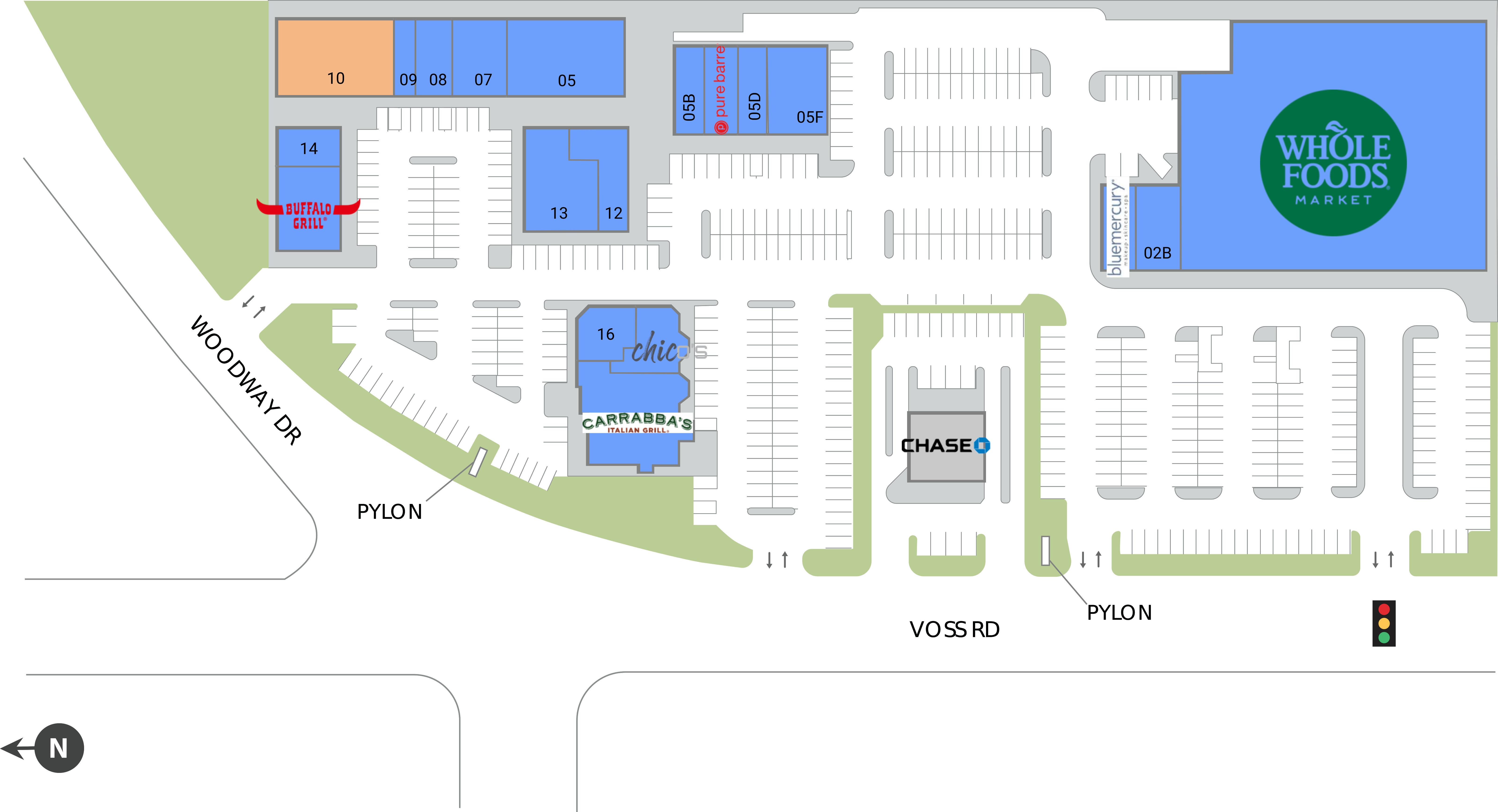 Woodway Collection Site Plan