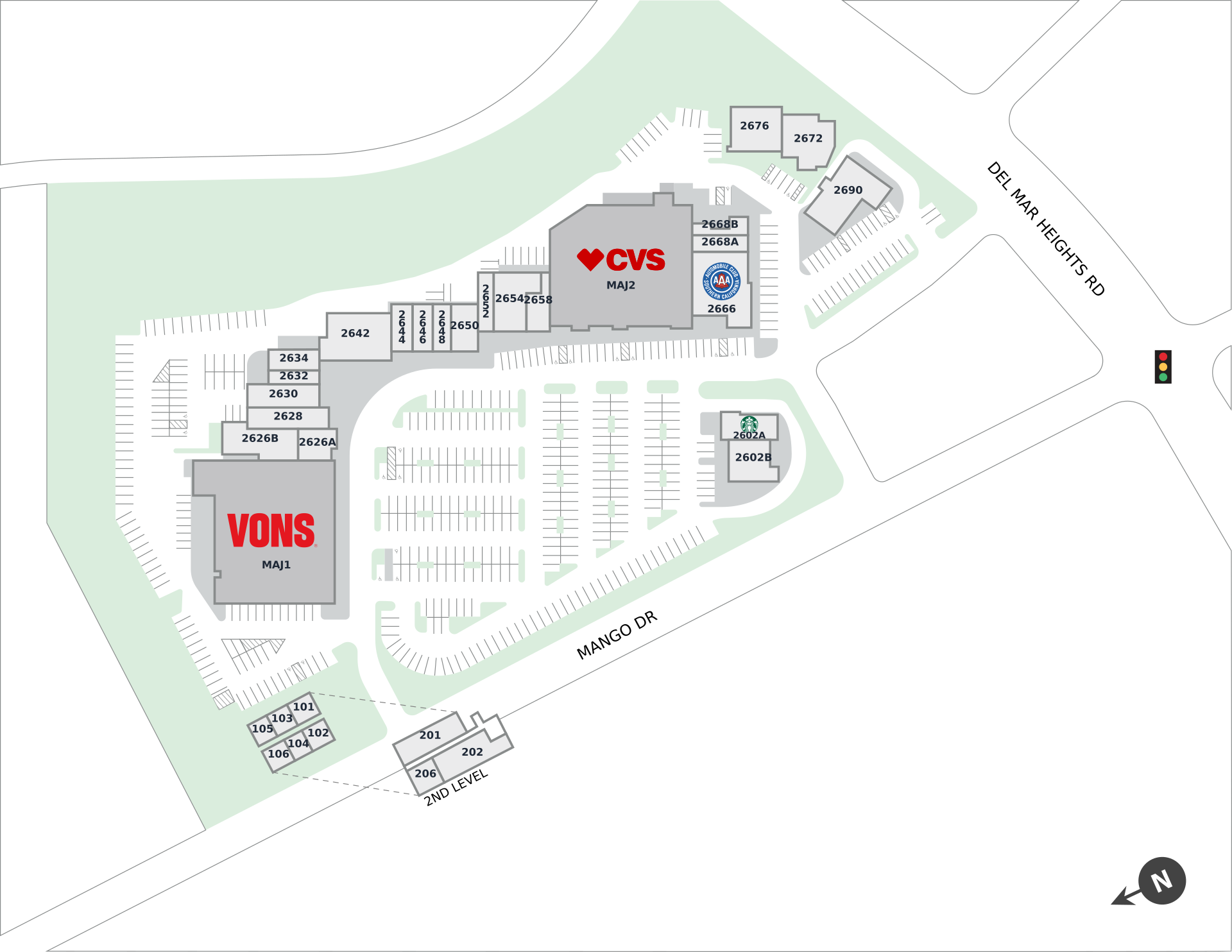 Beachside Del Mar Site Plan
