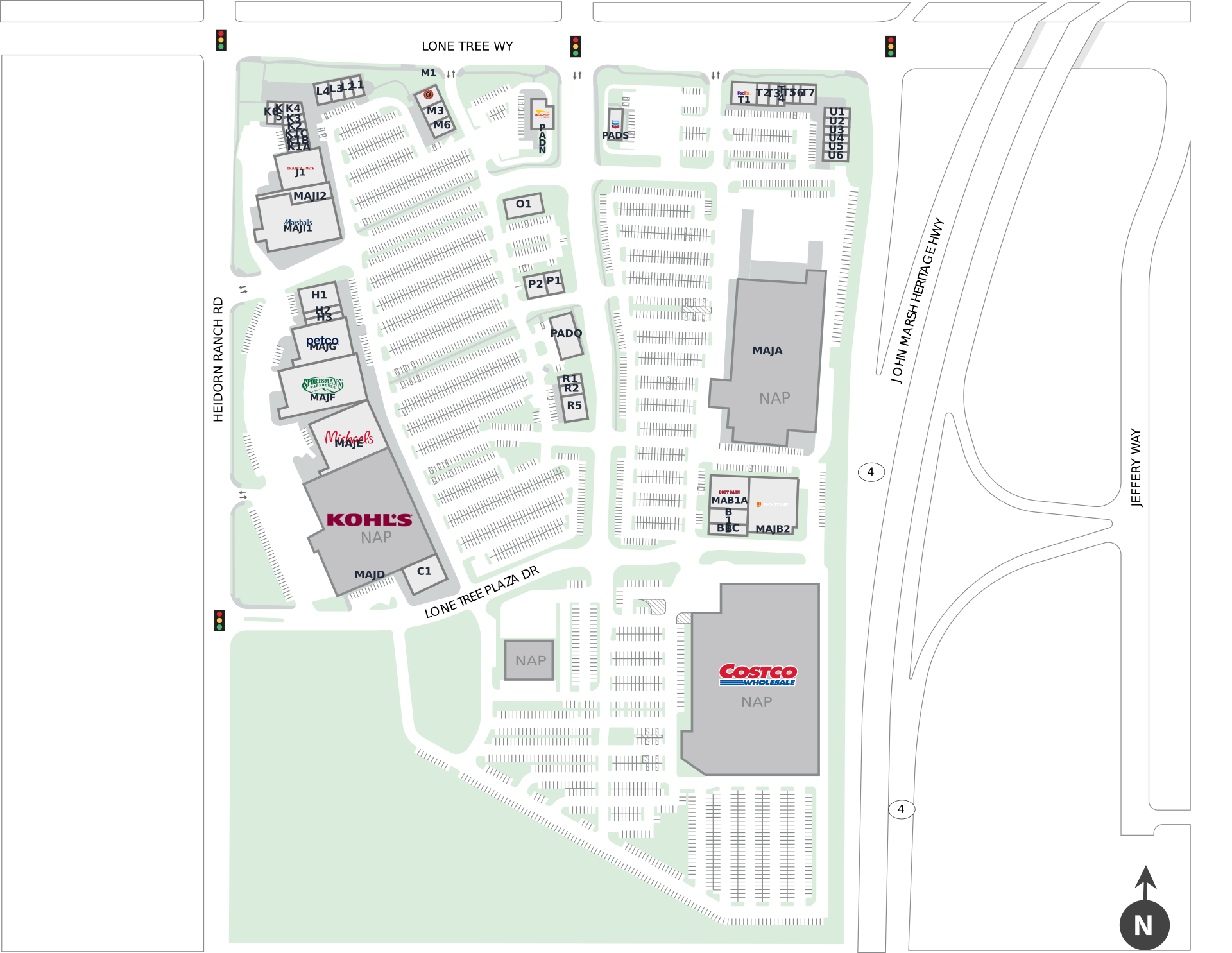 Lone Tree Plaza Site Plan