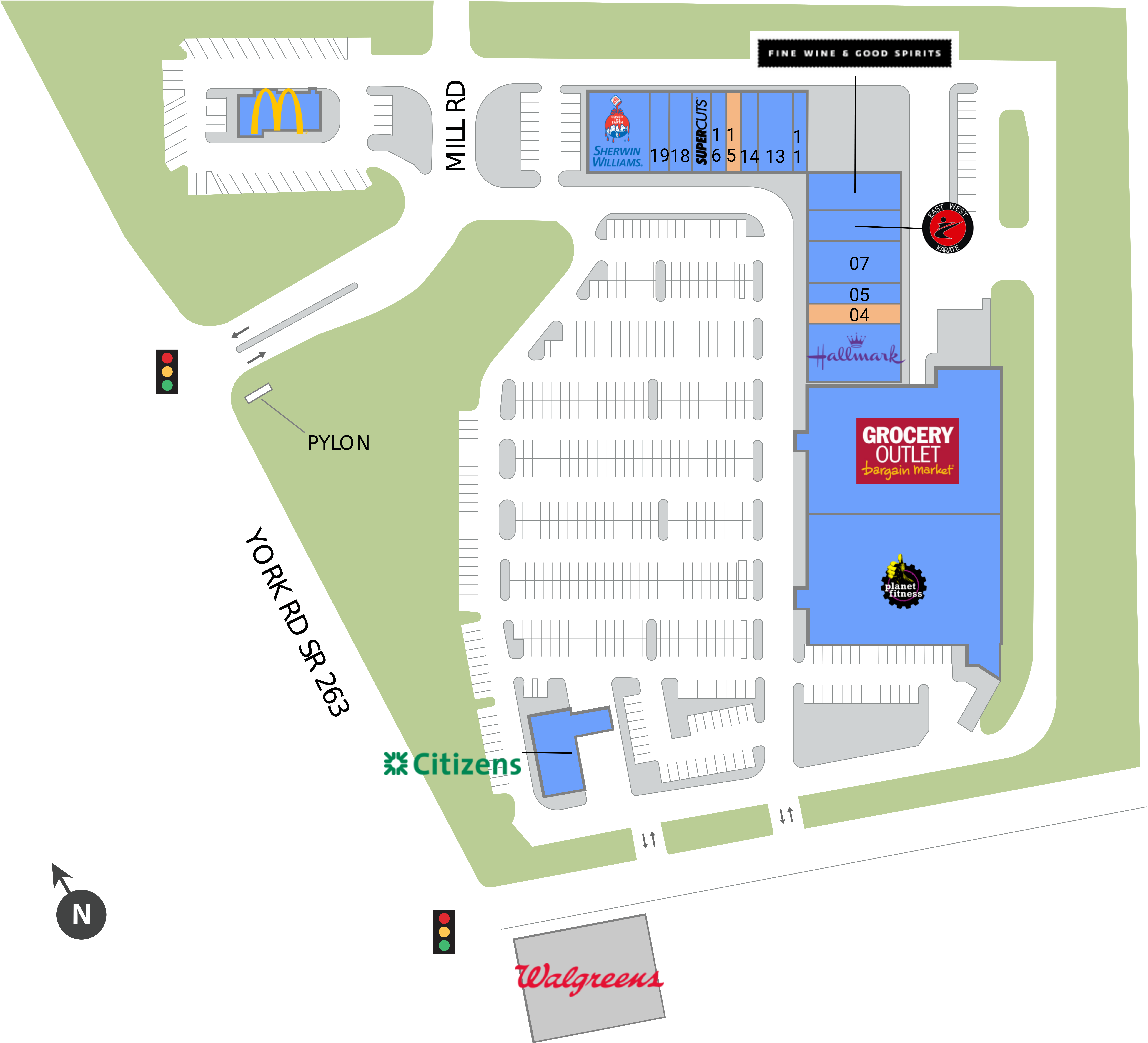 Warwick Square Site Plan