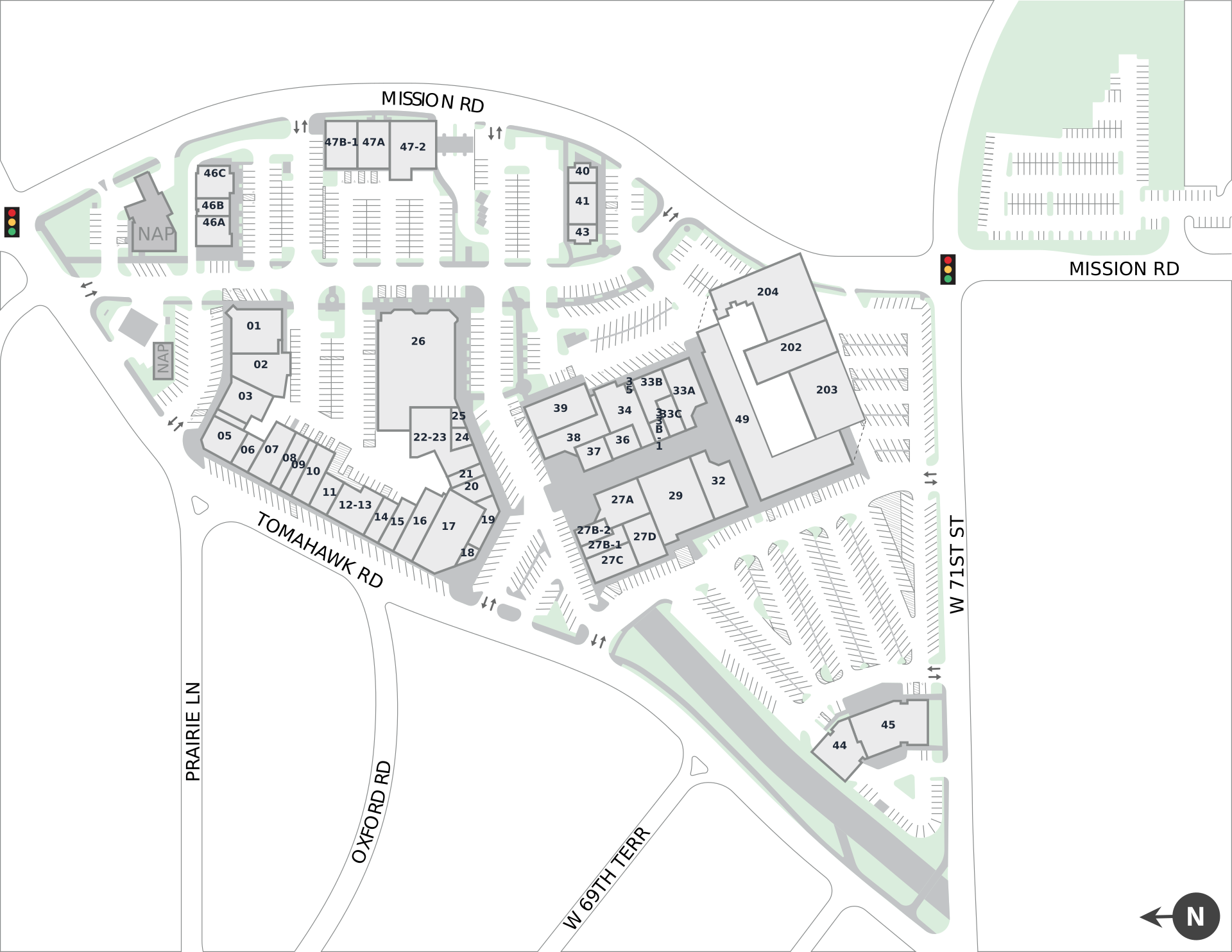 The Shops Of Prairie Village Site Plan