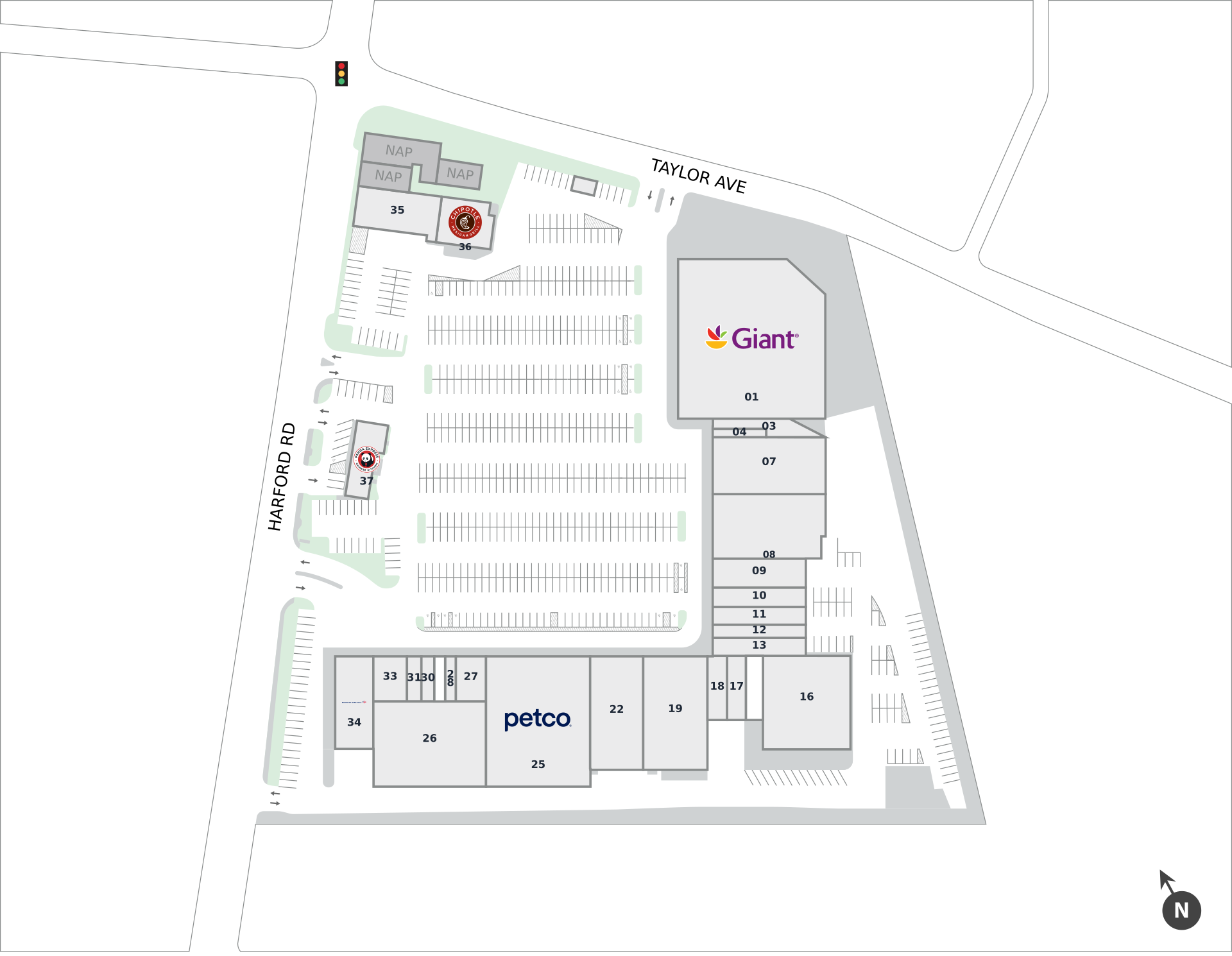 Parkville Shopping Center Site Plan
