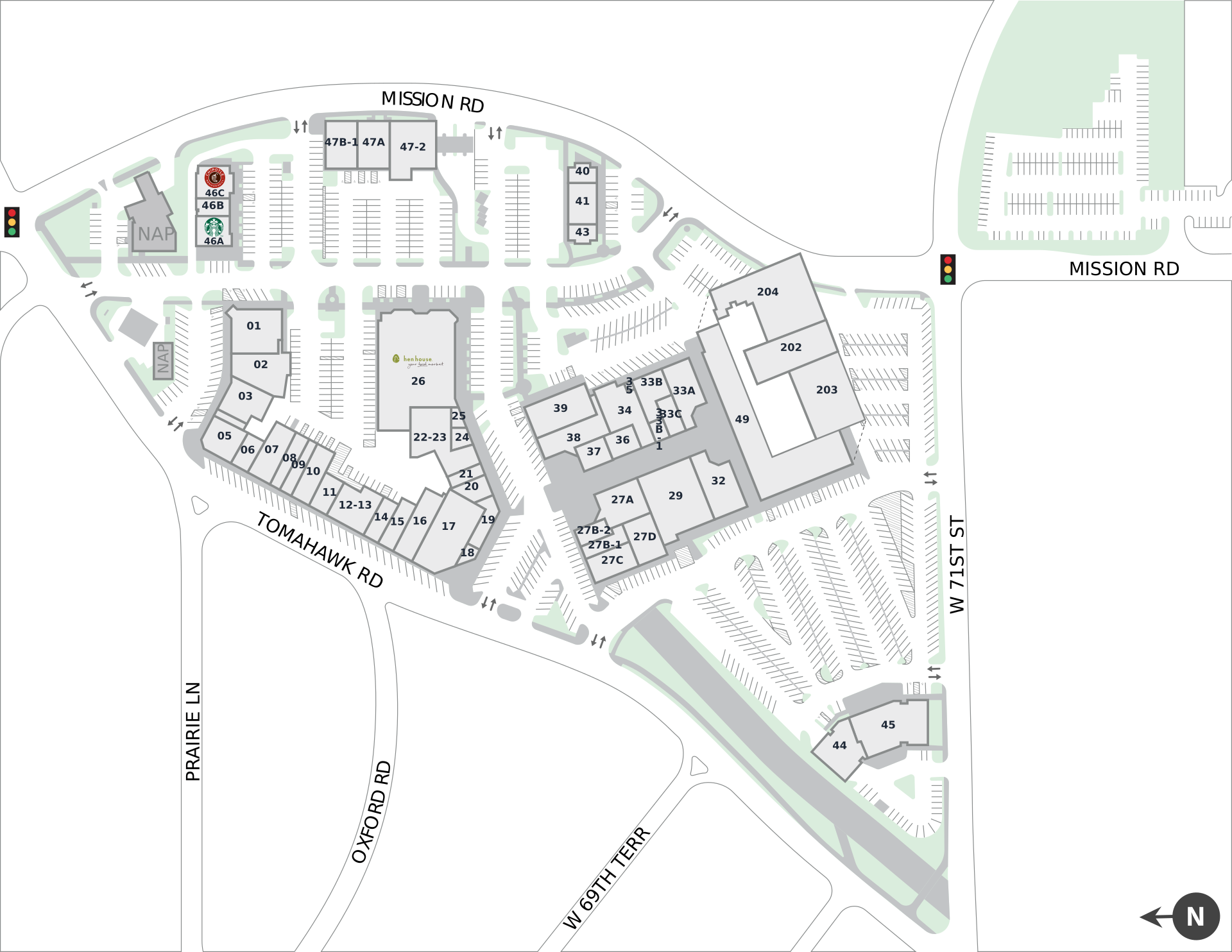 The Shops Of Prairie Village Site Plan