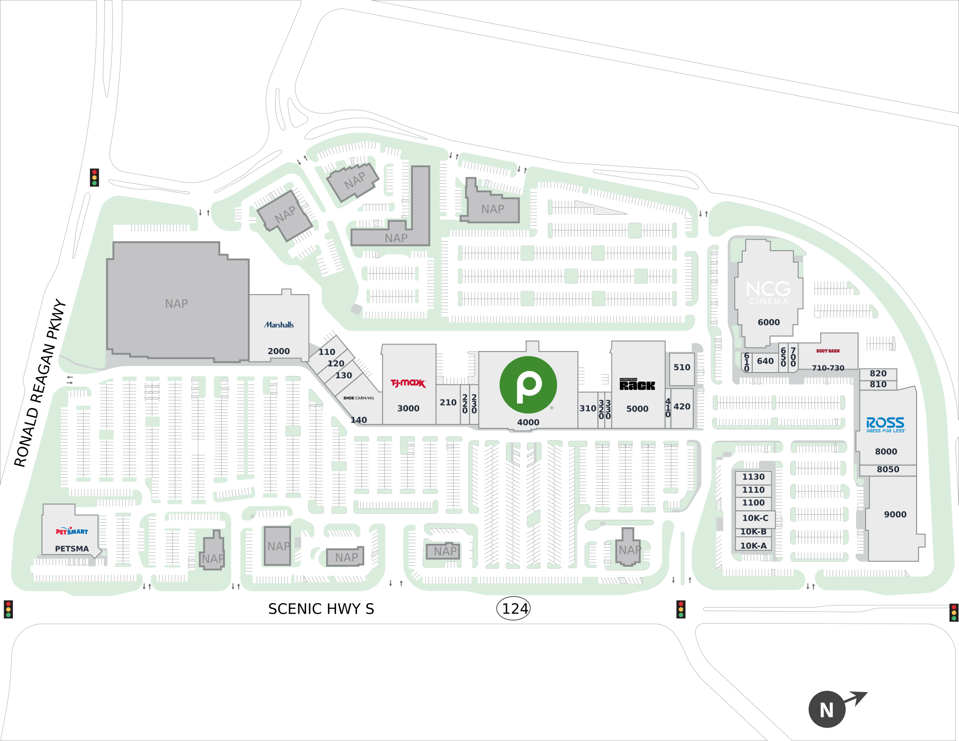 Presidential Markets Site Plan
