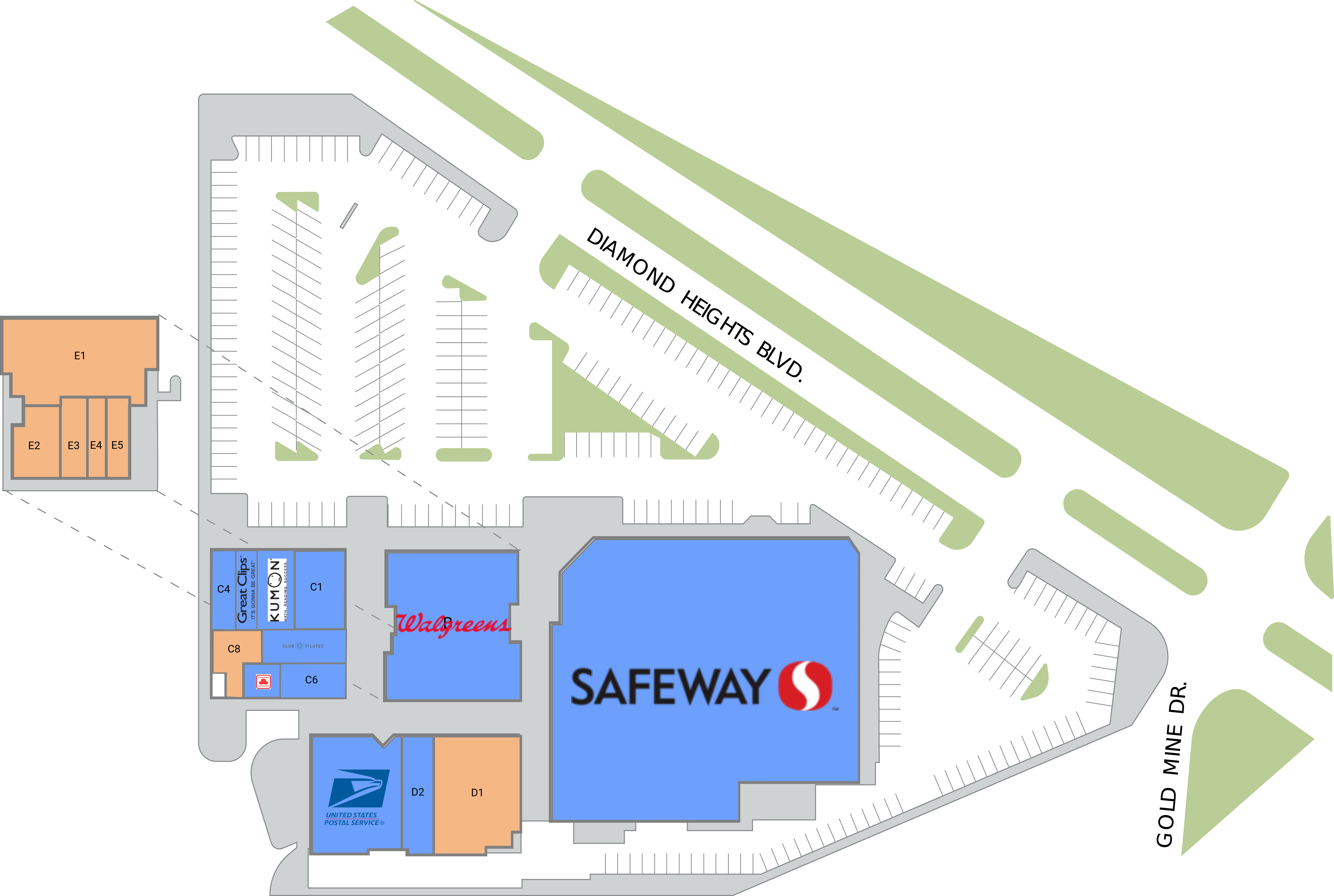 Diamond Heights Shopping Center Site Plan