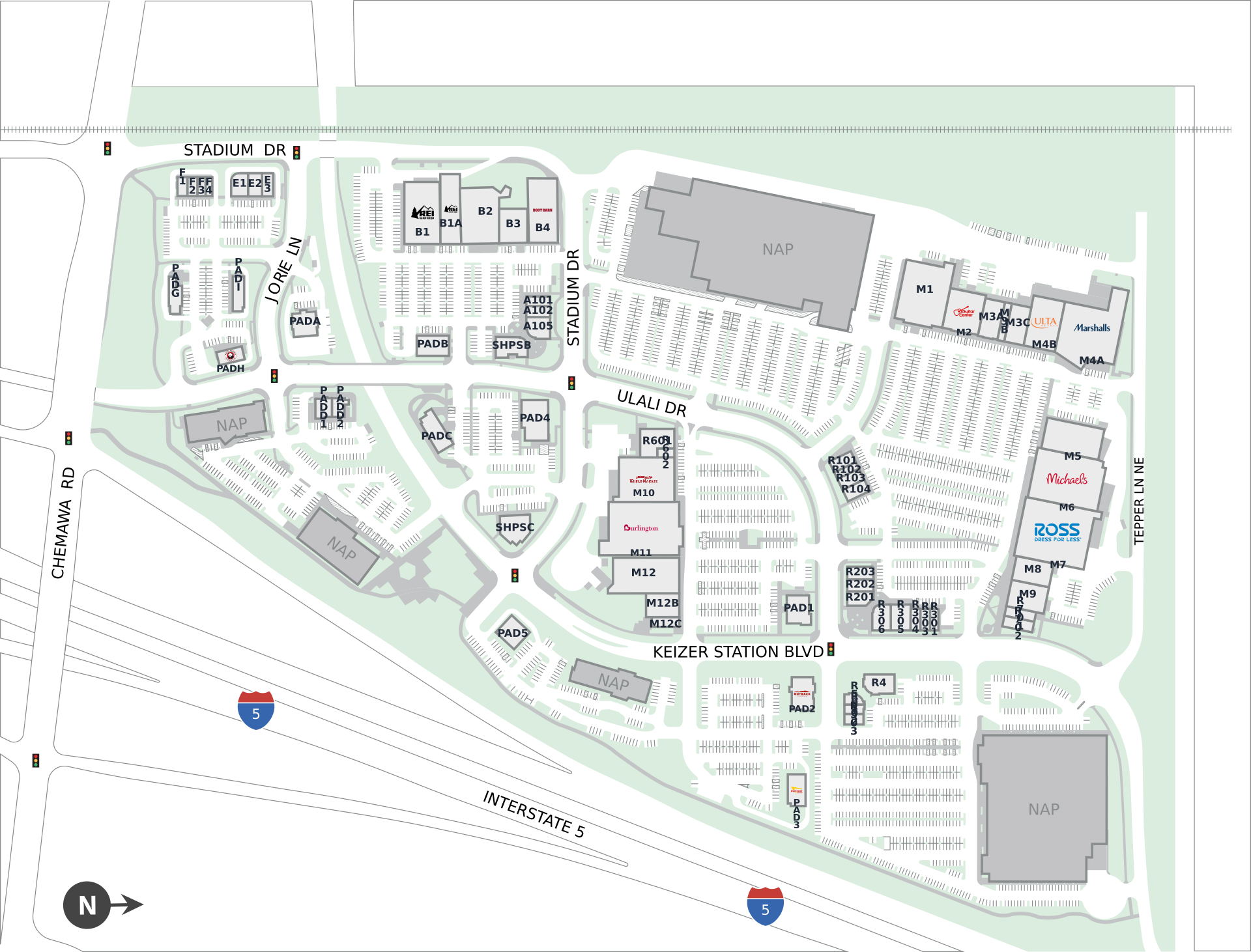 Keizer Station Site Plan