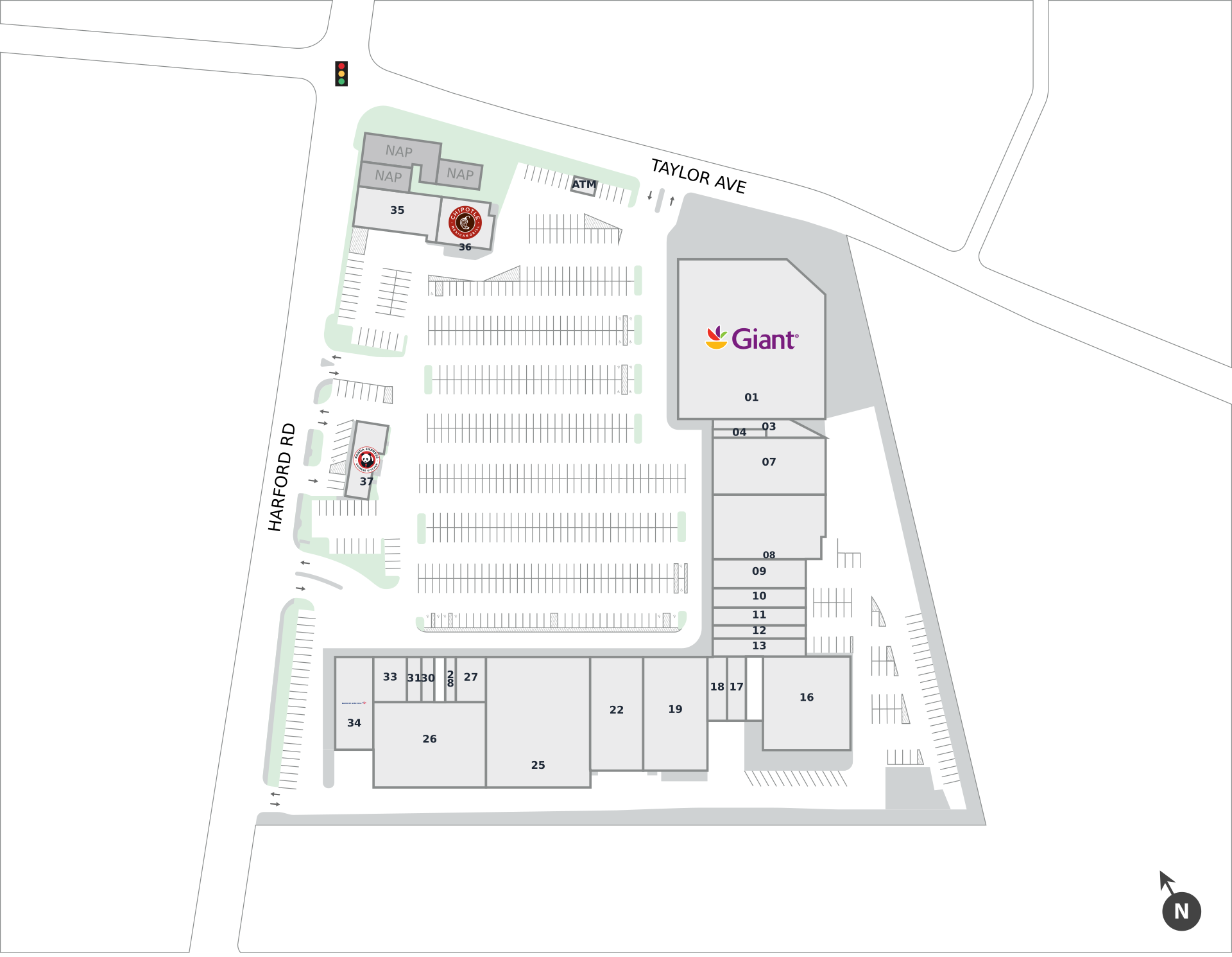 Parkville Shopping Center Site Plan