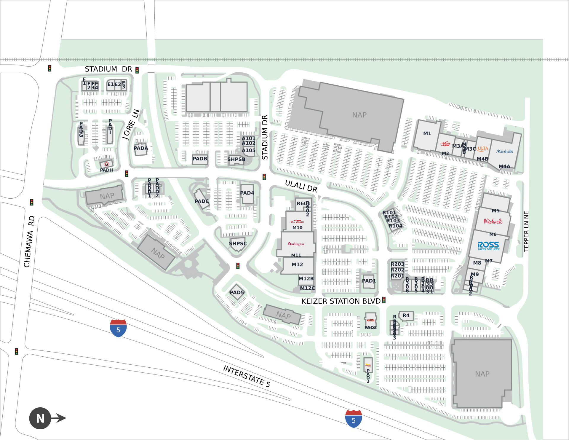 Keizer Station Site Plan