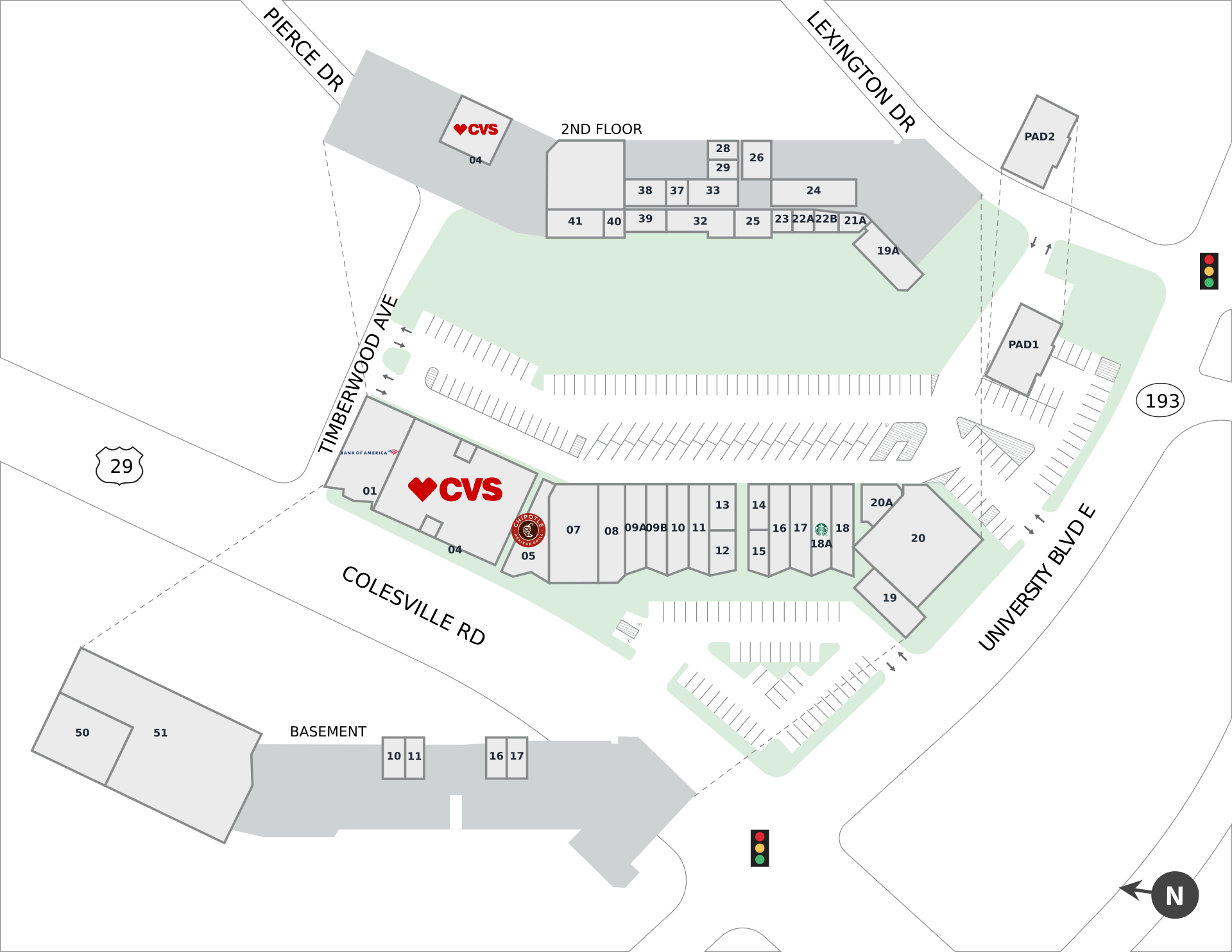 Woodmoor Shopping Center Site Plan