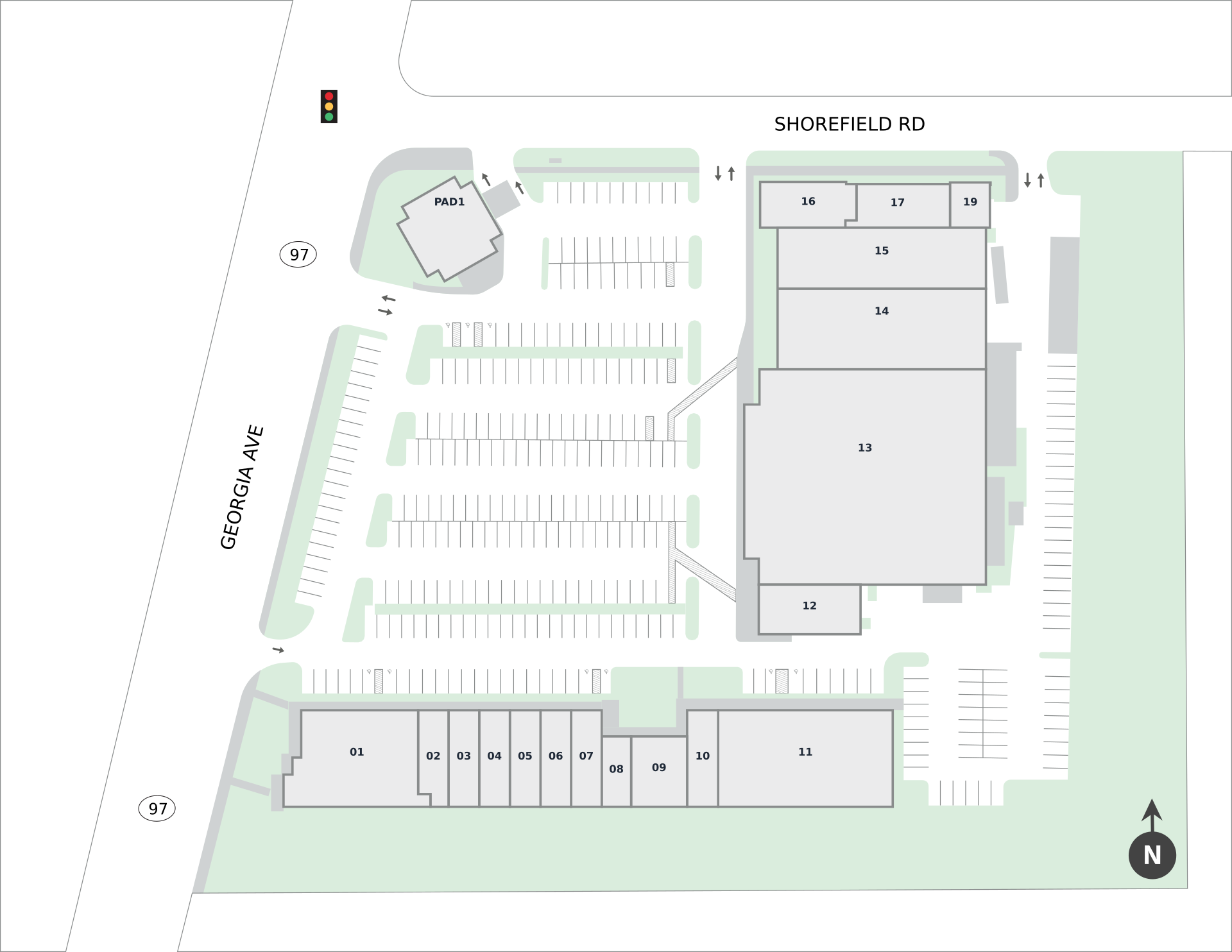 Wheaton Park Shopping Center Site Plan