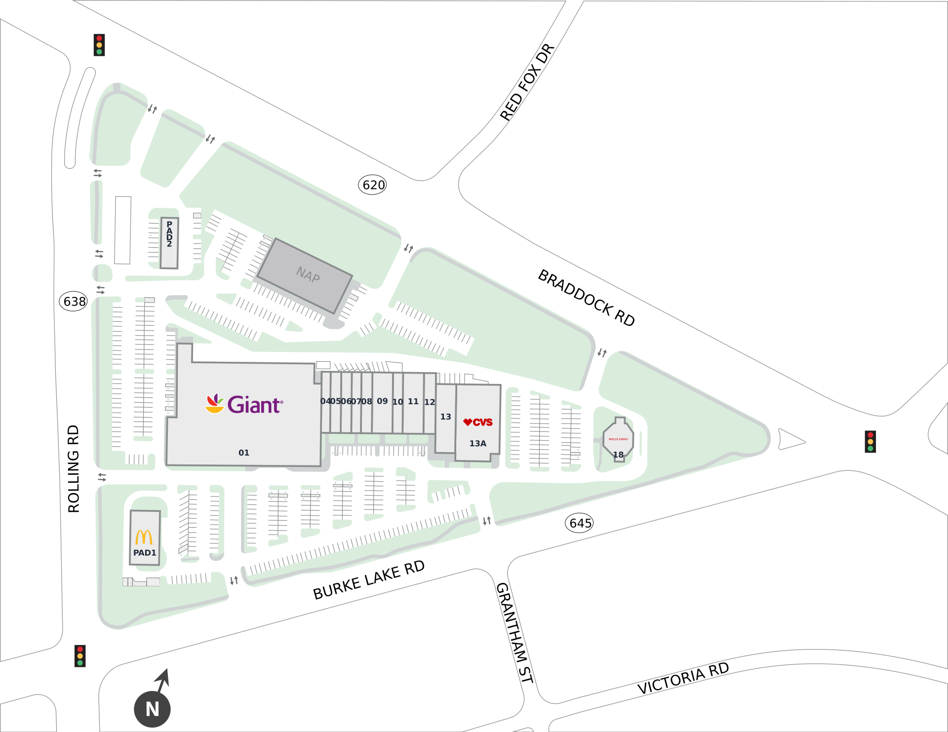 Kings Park Shopping Center Site Plan