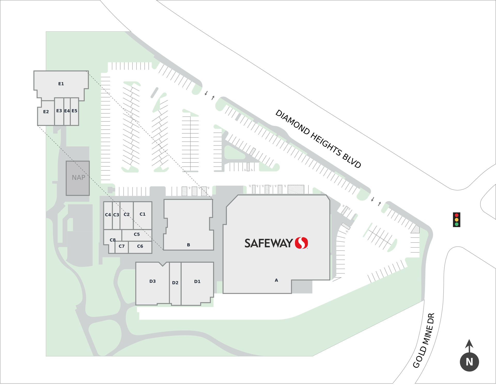 Diamond Heights Shopping Center Site Plan