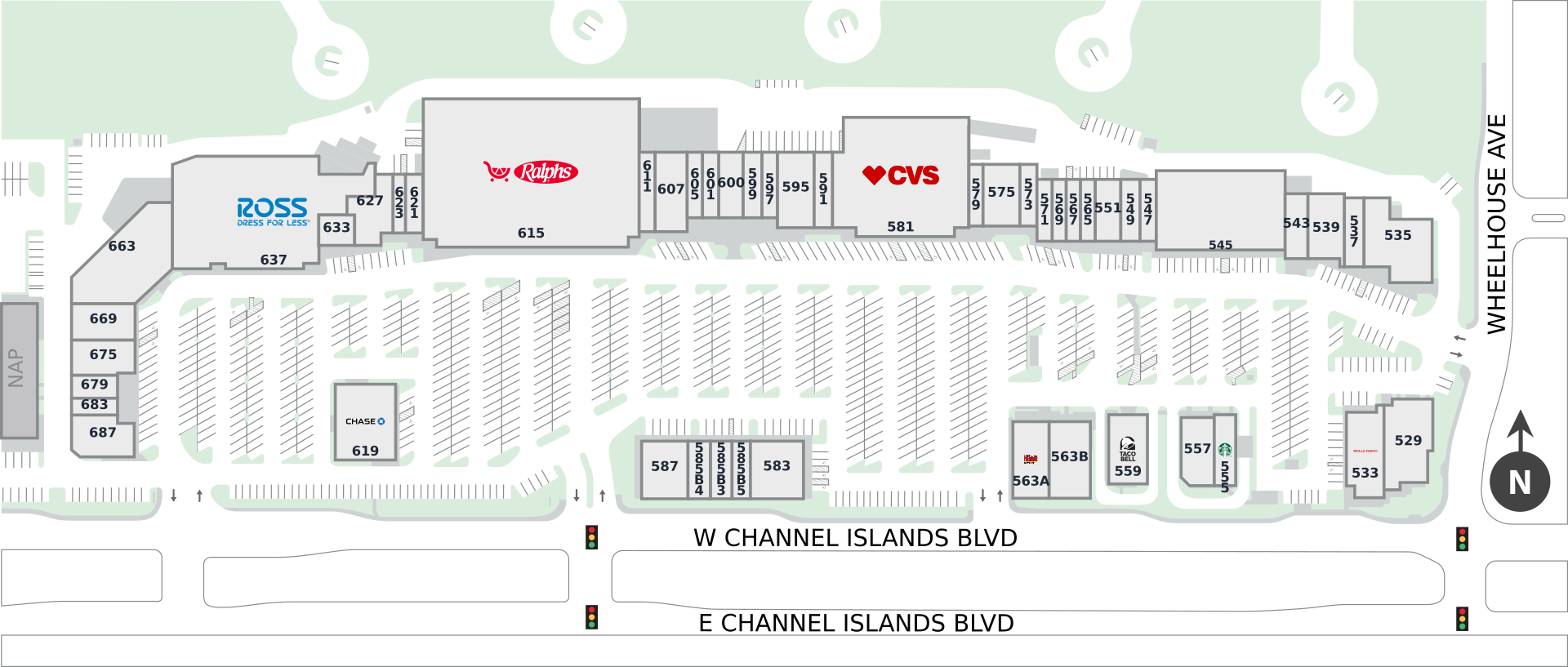 Mandalay Village Marketplace Site Plan