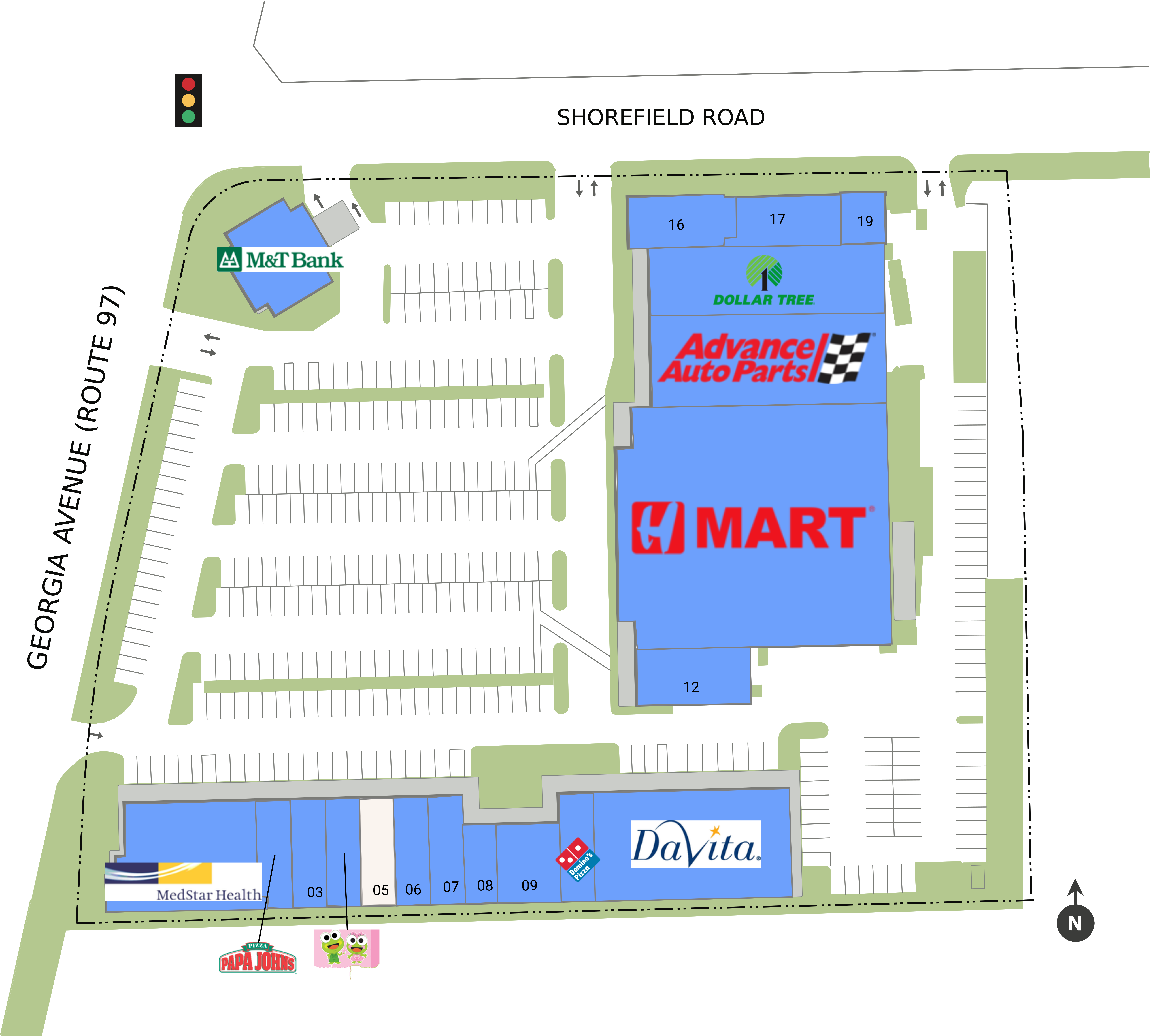 Wheaton Park Shopping Center Site Plan