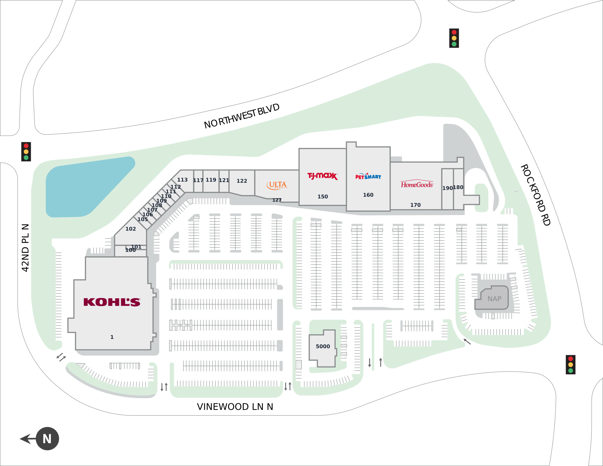 Rockford Road Plaza Site Plan