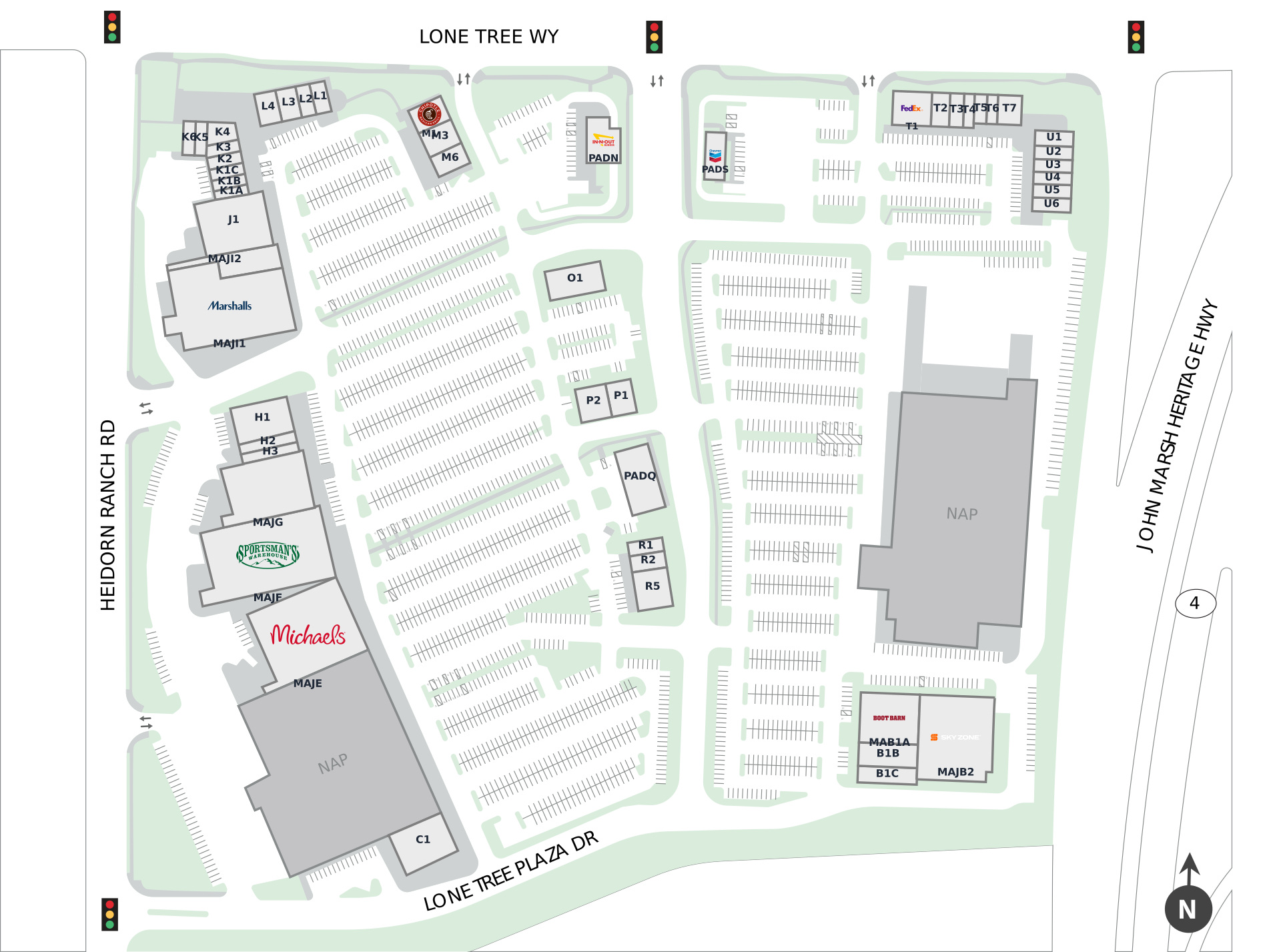 Lone Tree Plaza Site Plan