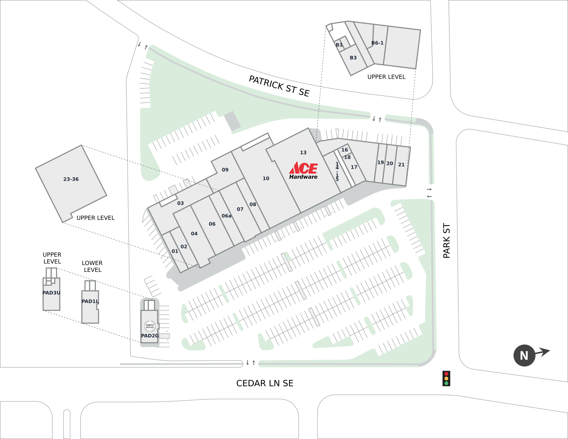 Cedar Park Shopping Center Site Plan
