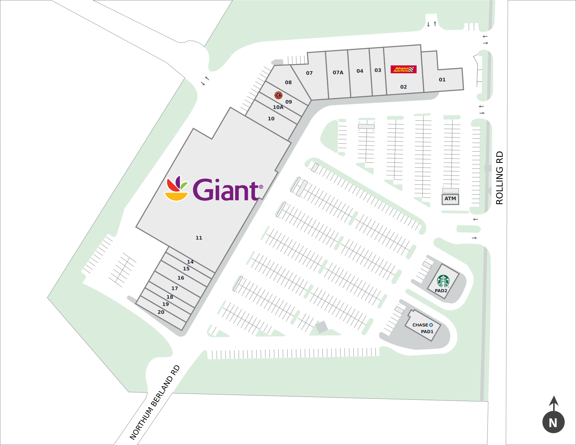 Saratoga Shopping Center Site Plan