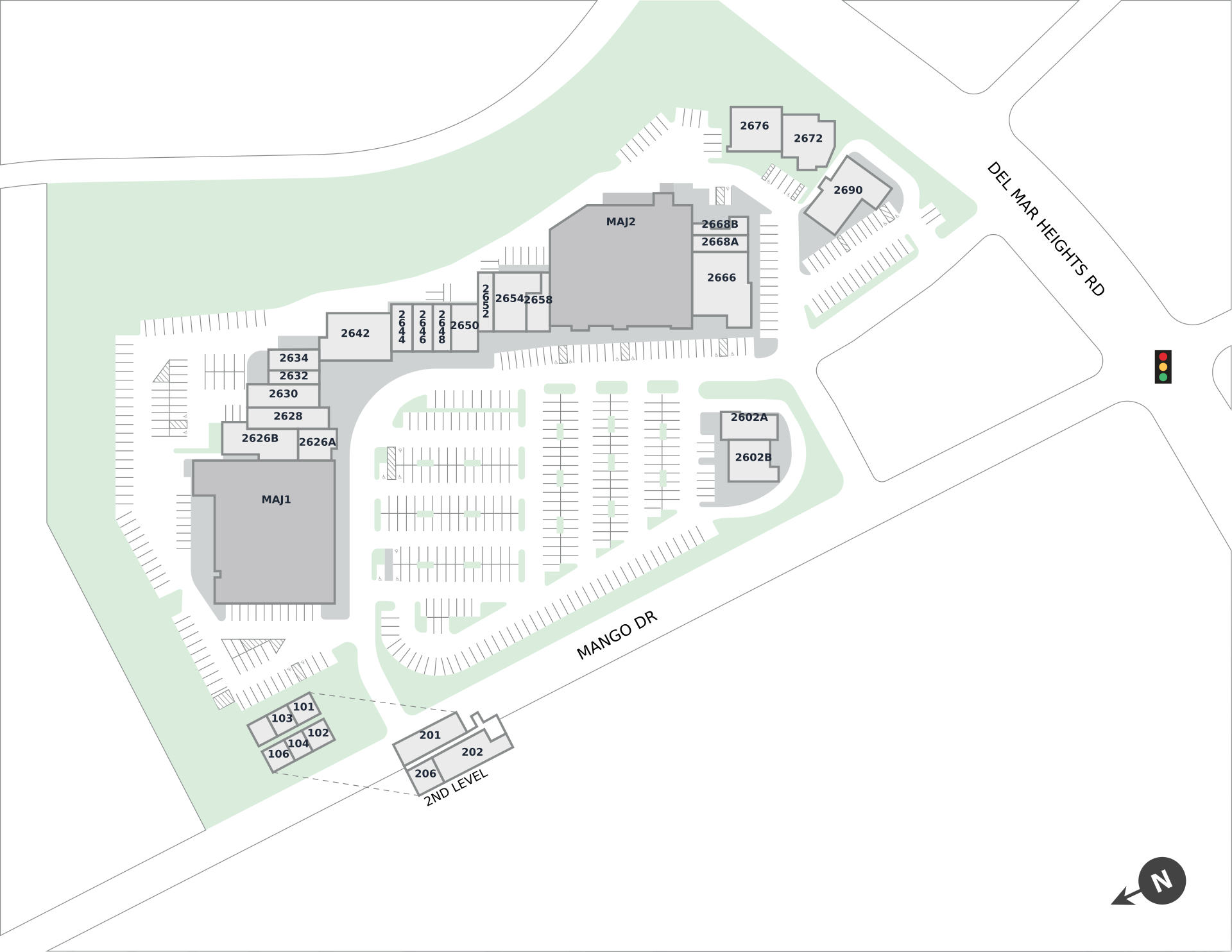 Beachside Del Mar Site Plan