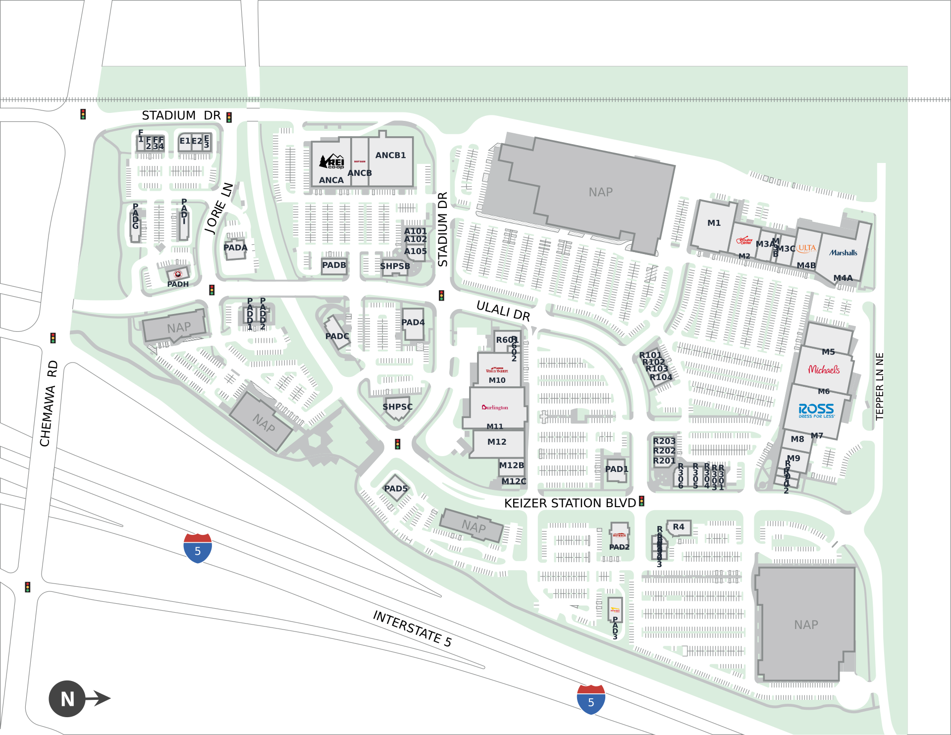 Keizer Station Site Plan