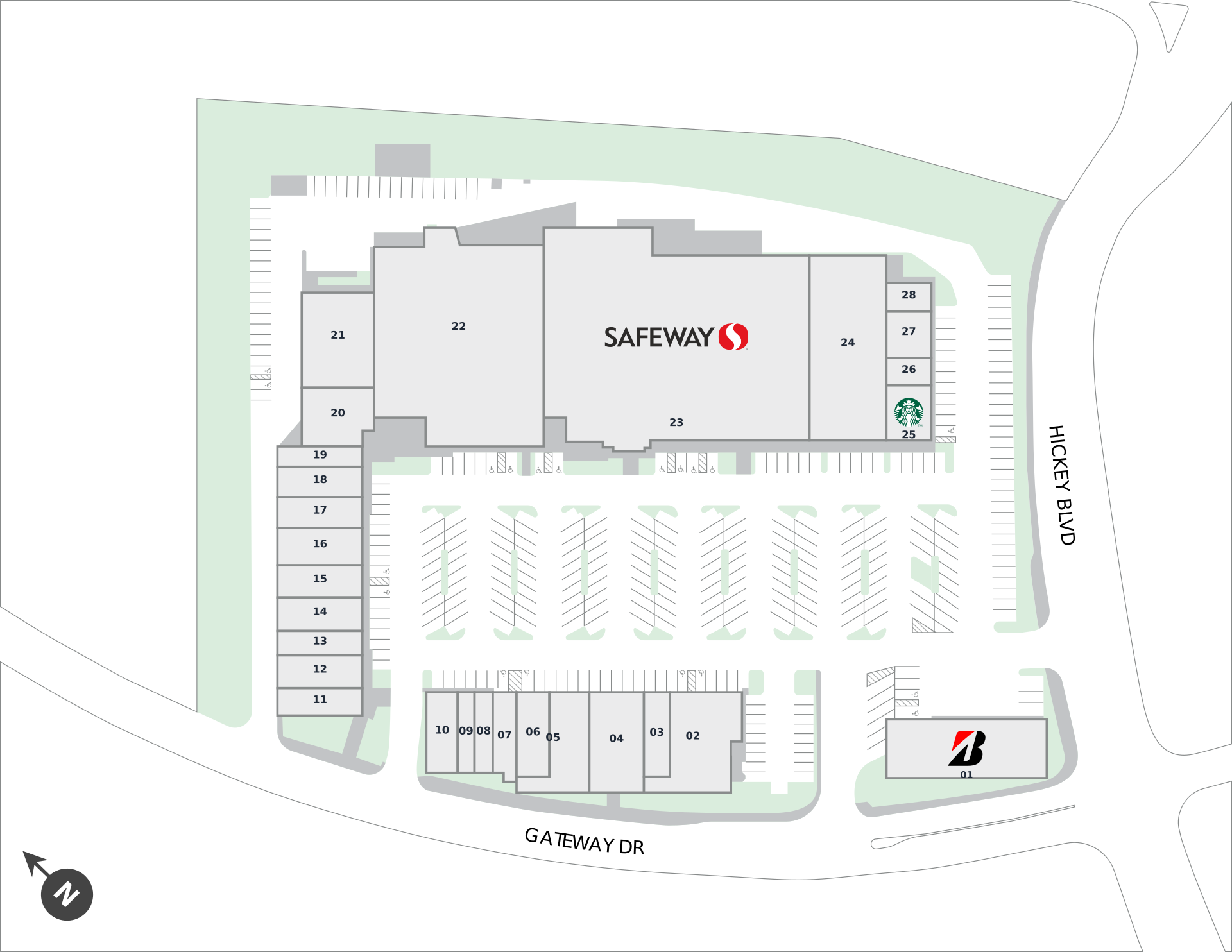 Fairmont Shopping Center Site Plan