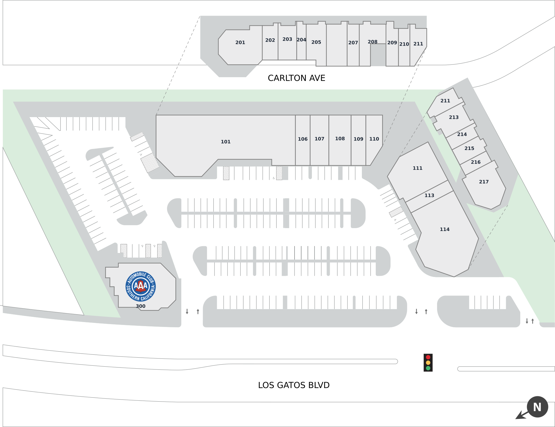 Los Gatos Village Square Site Plan