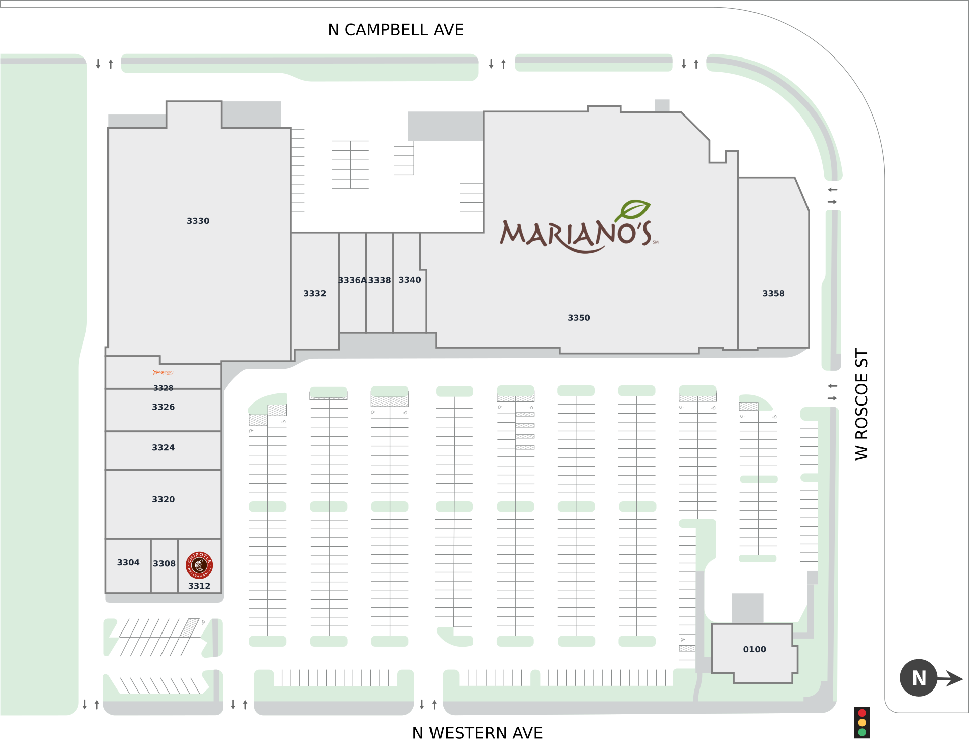 Roscoe Square Site Plan