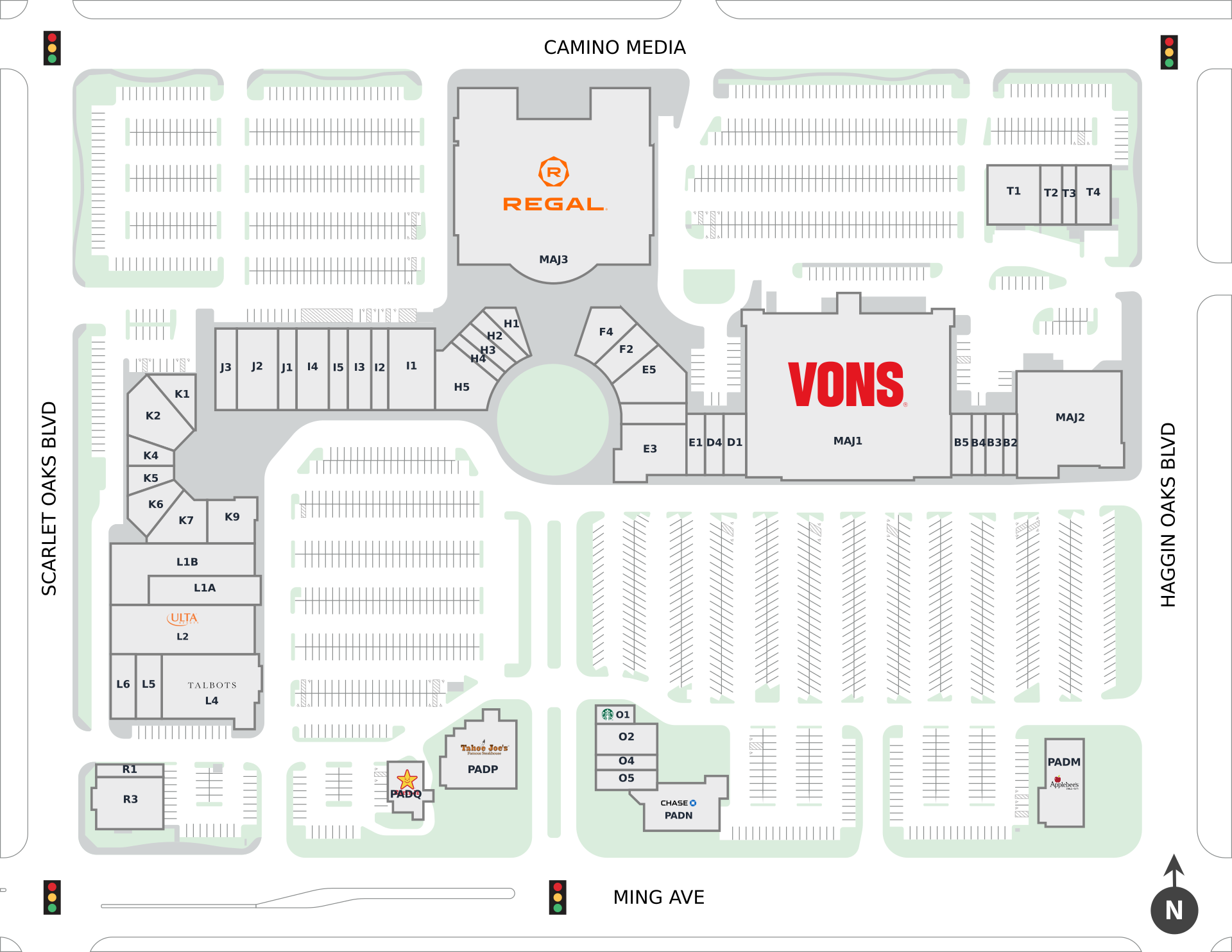 The Marketplace Bakersfield Site Plan