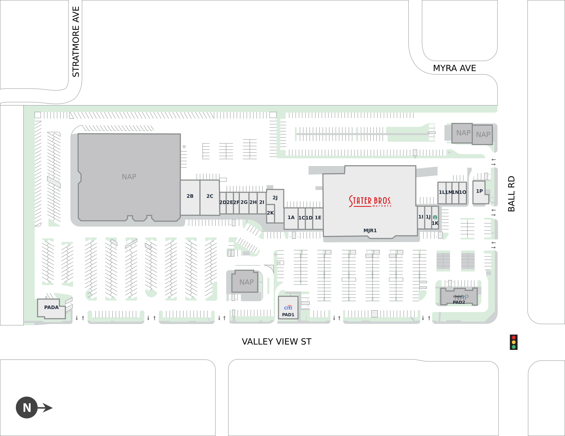Cypress East Shopping Center Site Plan