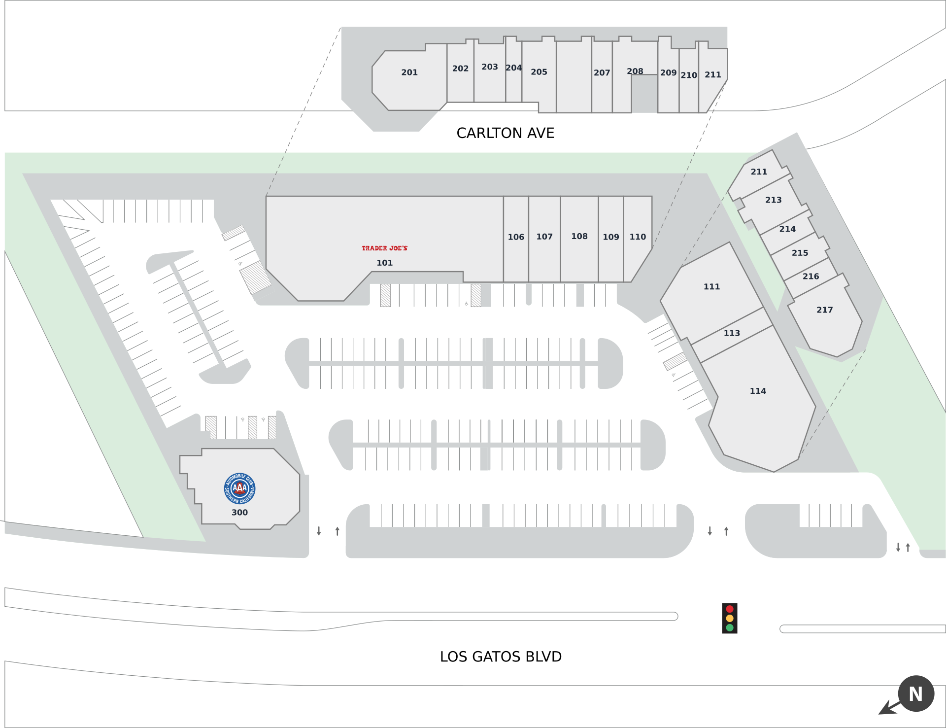 Los Gatos Village Square Site Plan