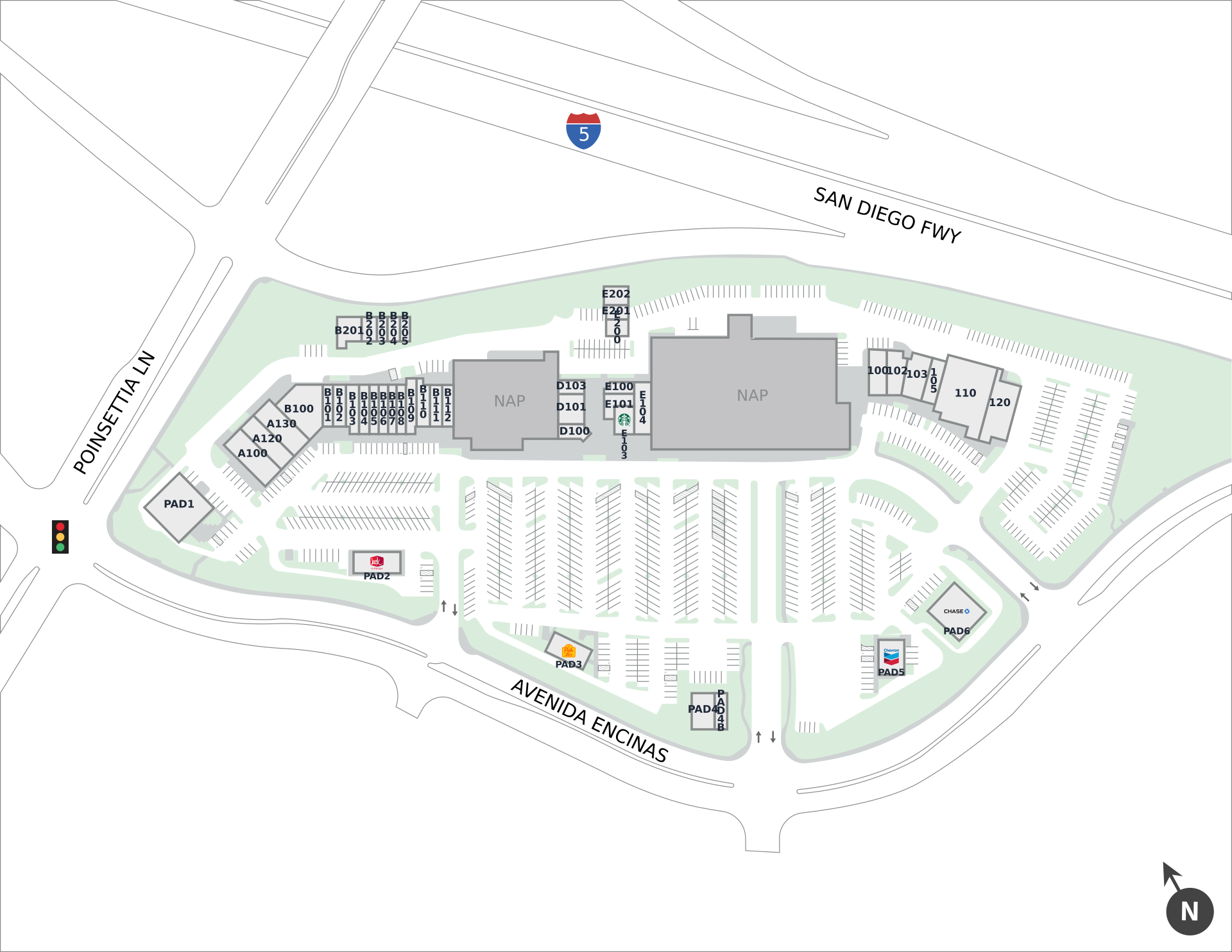 Poinsettia Village Site Plan