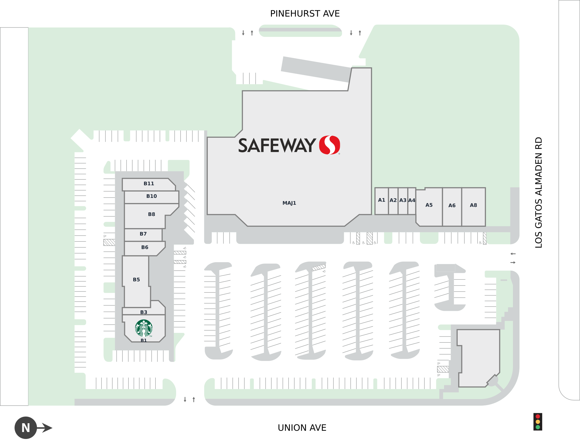 Downing Center Of Los Gatos Site Plan