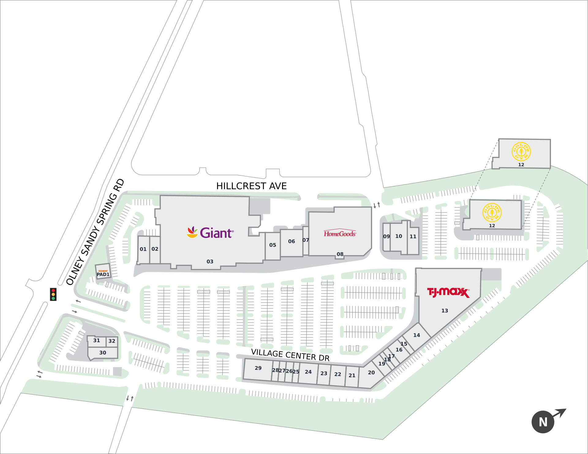 Olney Village Center Site Plan