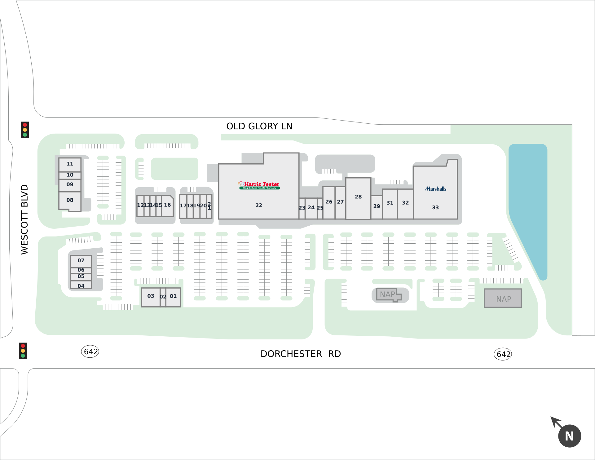 Corner At Wescott Site Plan
