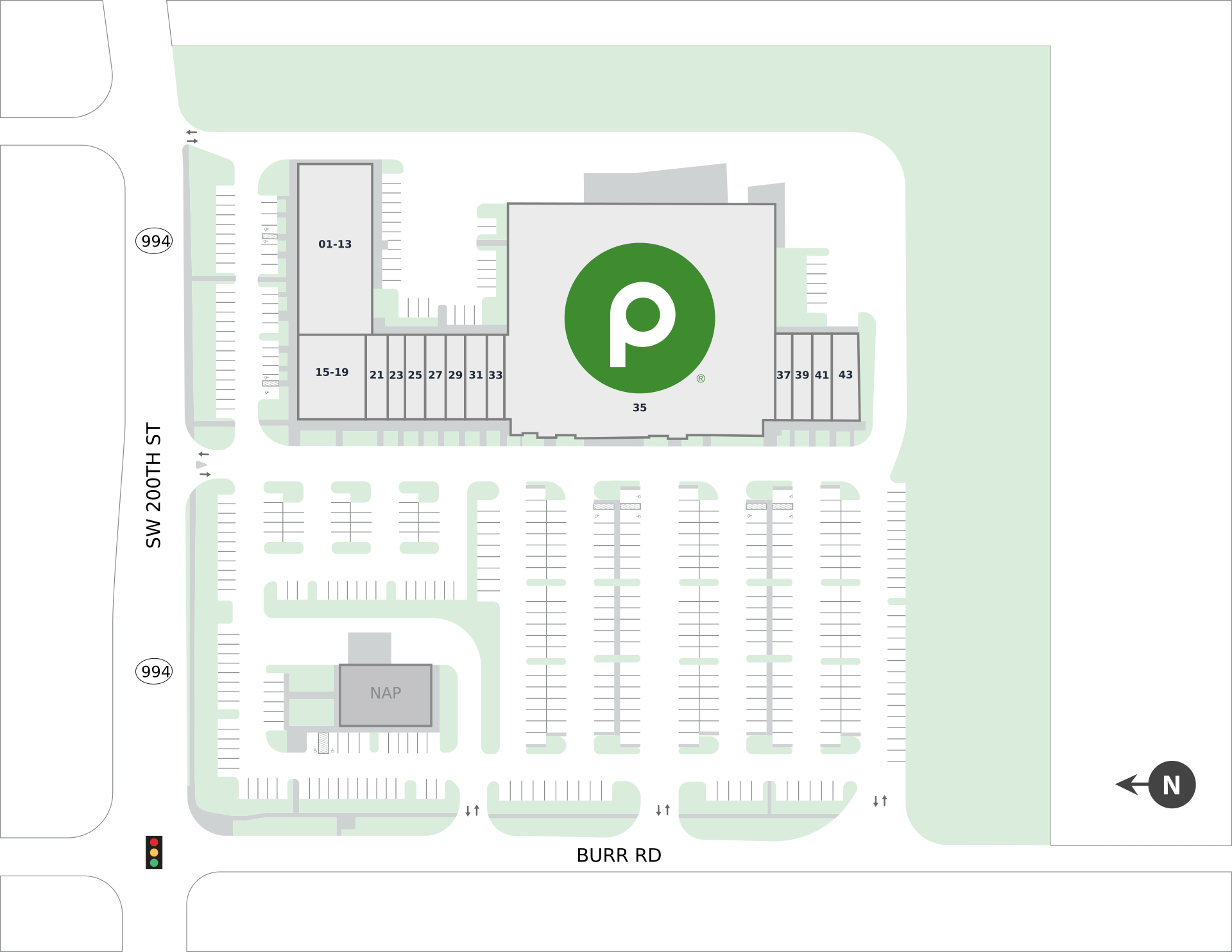 Shoppes At Quail Roost Site Plan