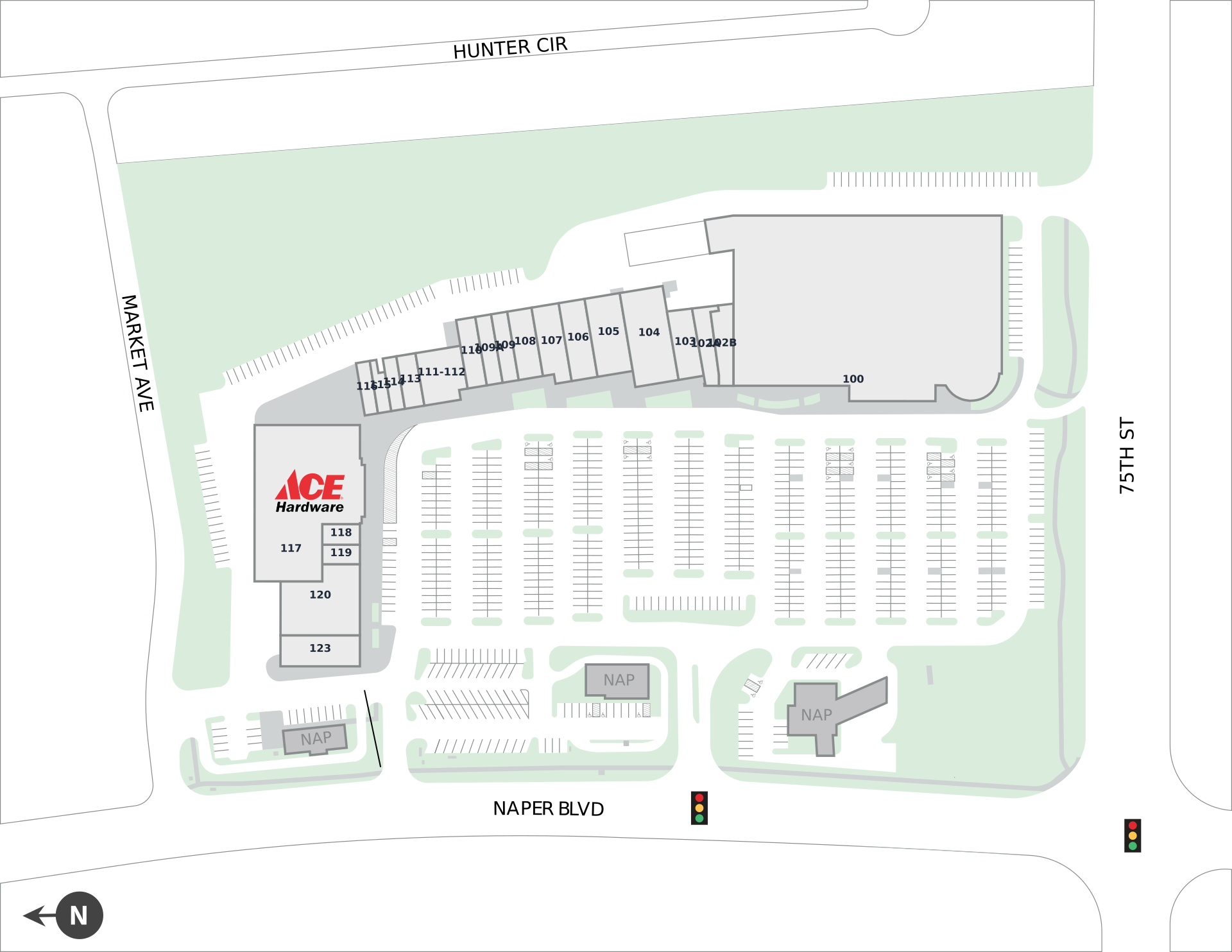 Fox Run Square Site Plan