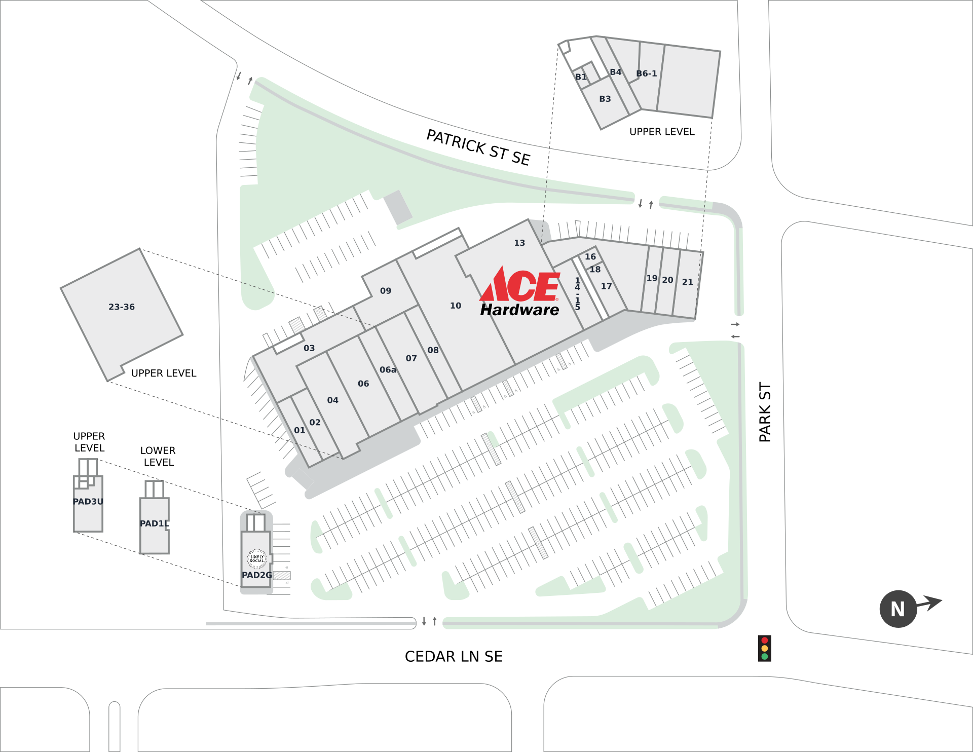 Cedar Park Shopping Center Site Plan