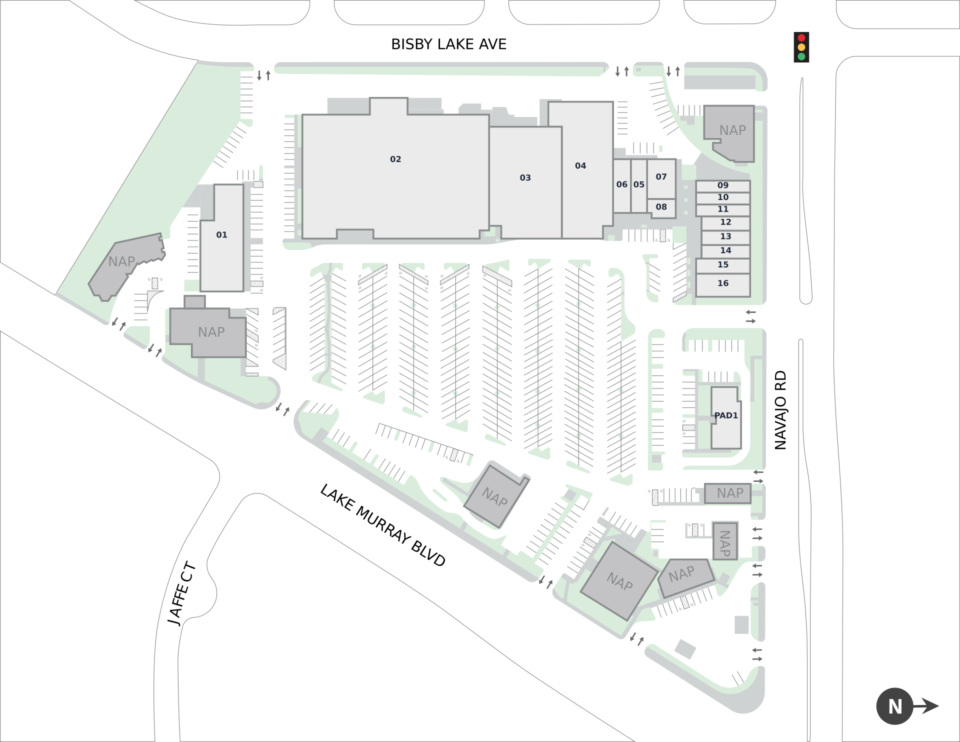 Navajo Shopping Center Site Plan