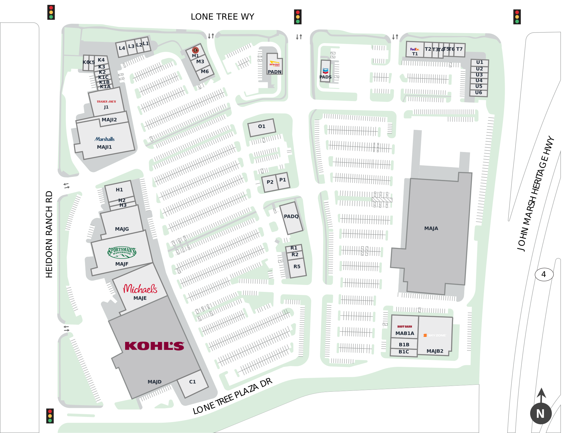 Lone Tree Plaza Site Plan
