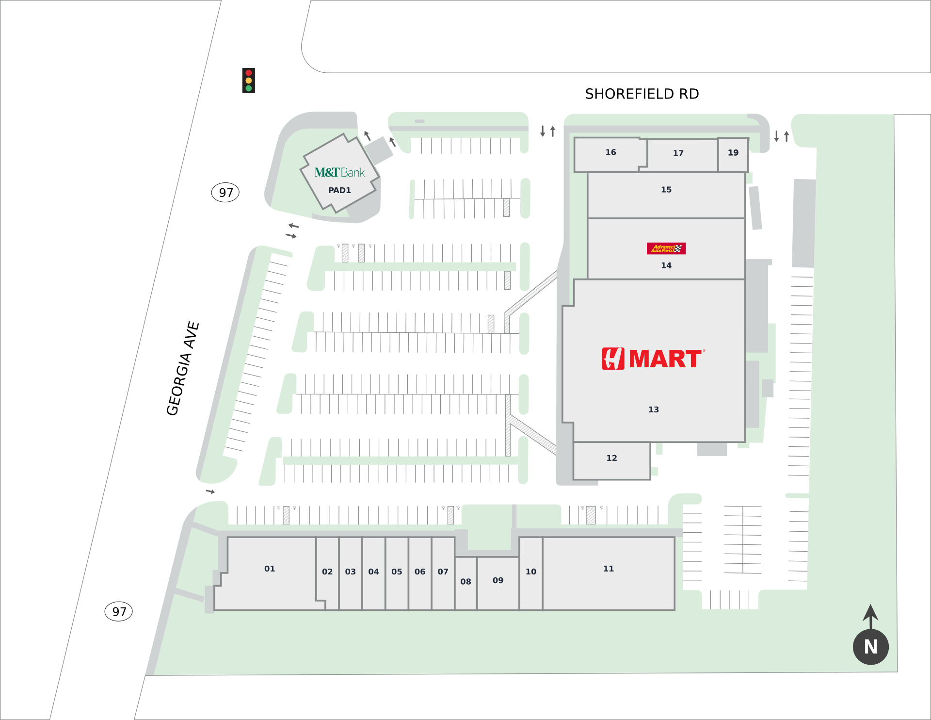 Wheaton Park Shopping Center Site Plan