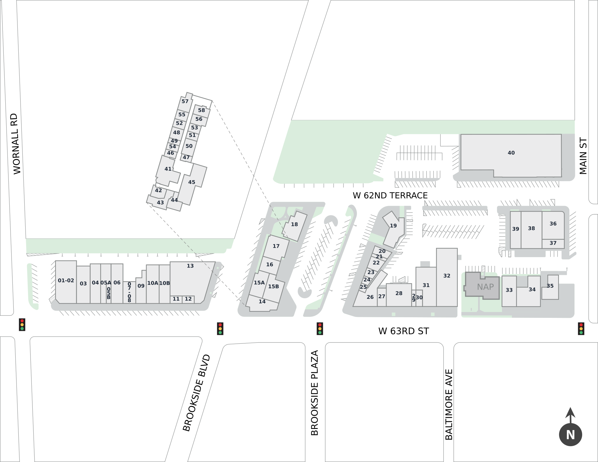Brookside Shops Site Plan