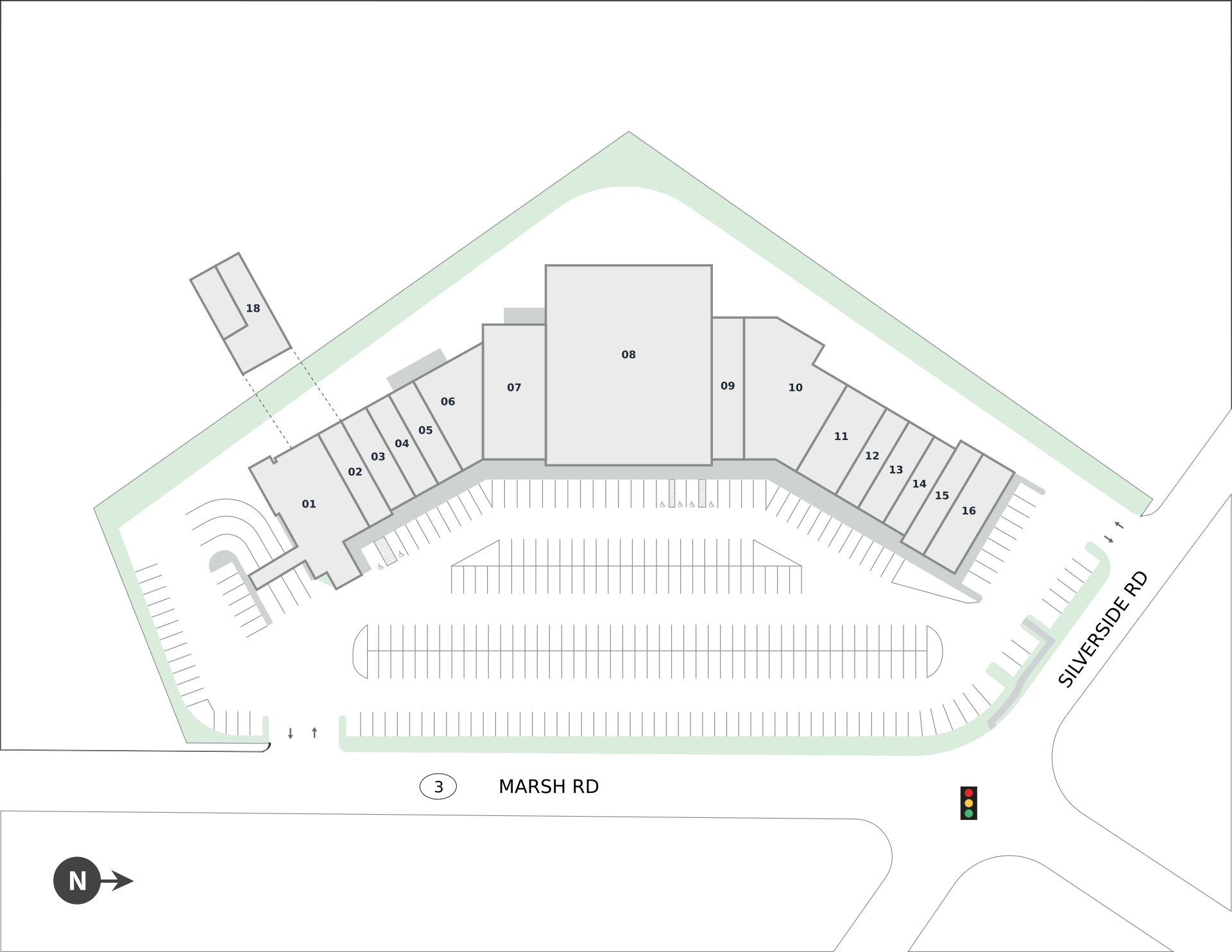 Shoppes Of Graylyn Site Plan
