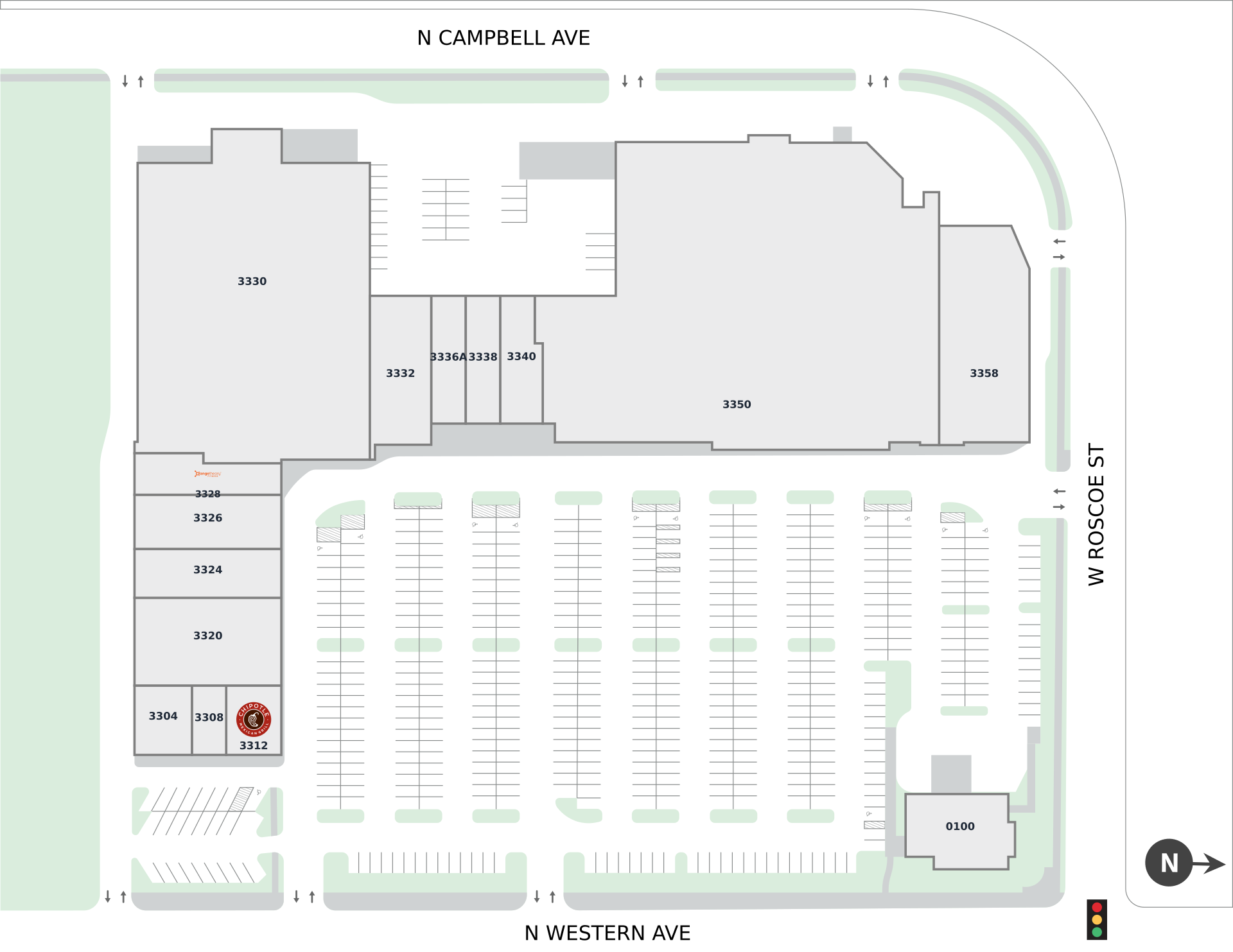 Roscoe Square Site Plan