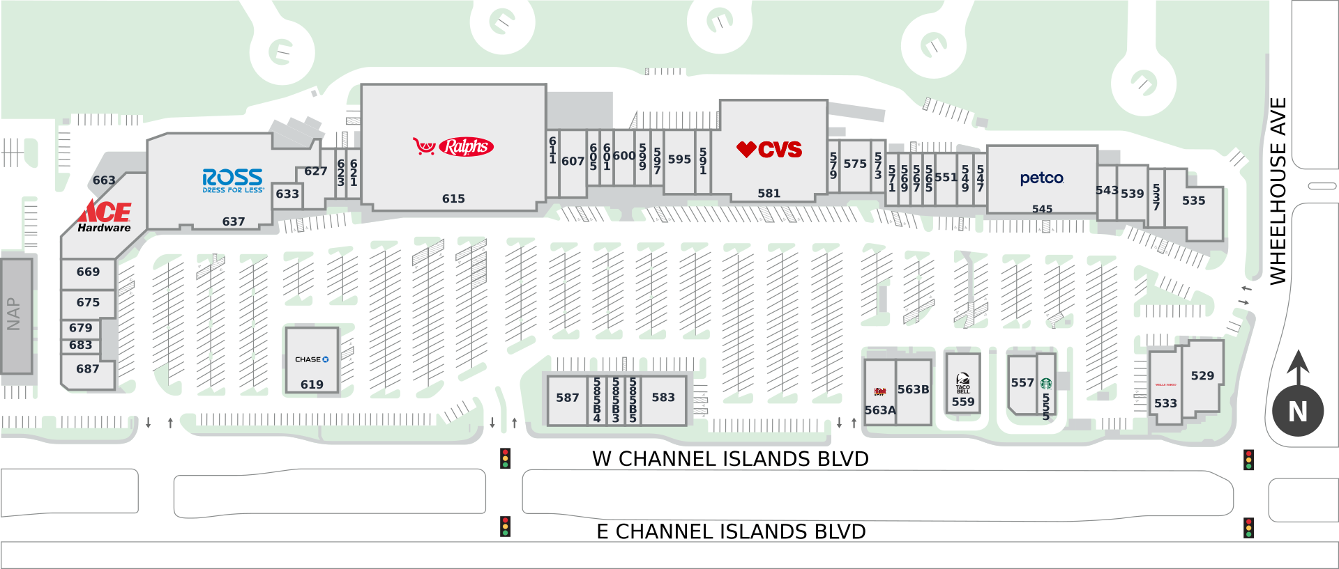 Mandalay Village Marketplace Site Plan