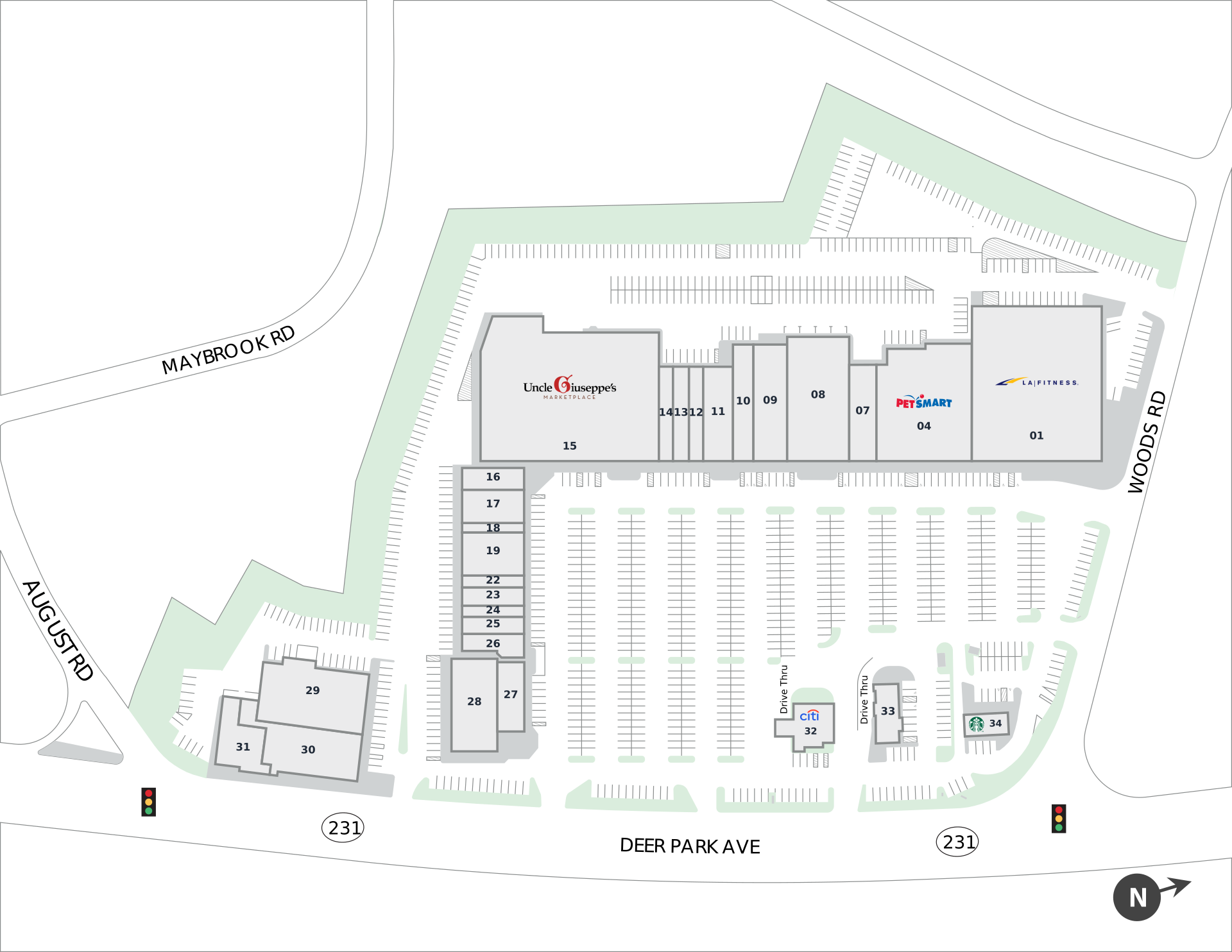 Sunset Plaza Site Plan