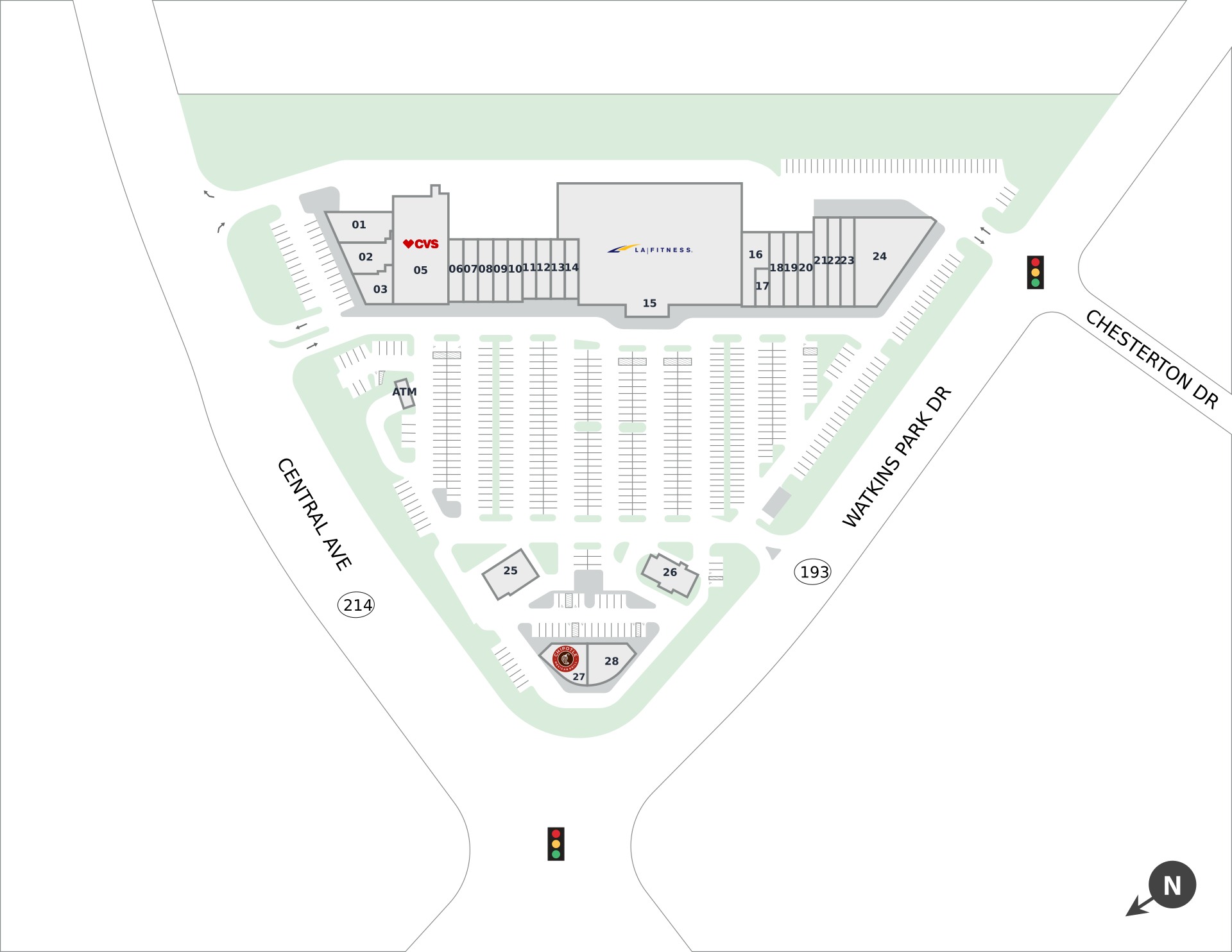 Watkins Park Plaza Site Plan