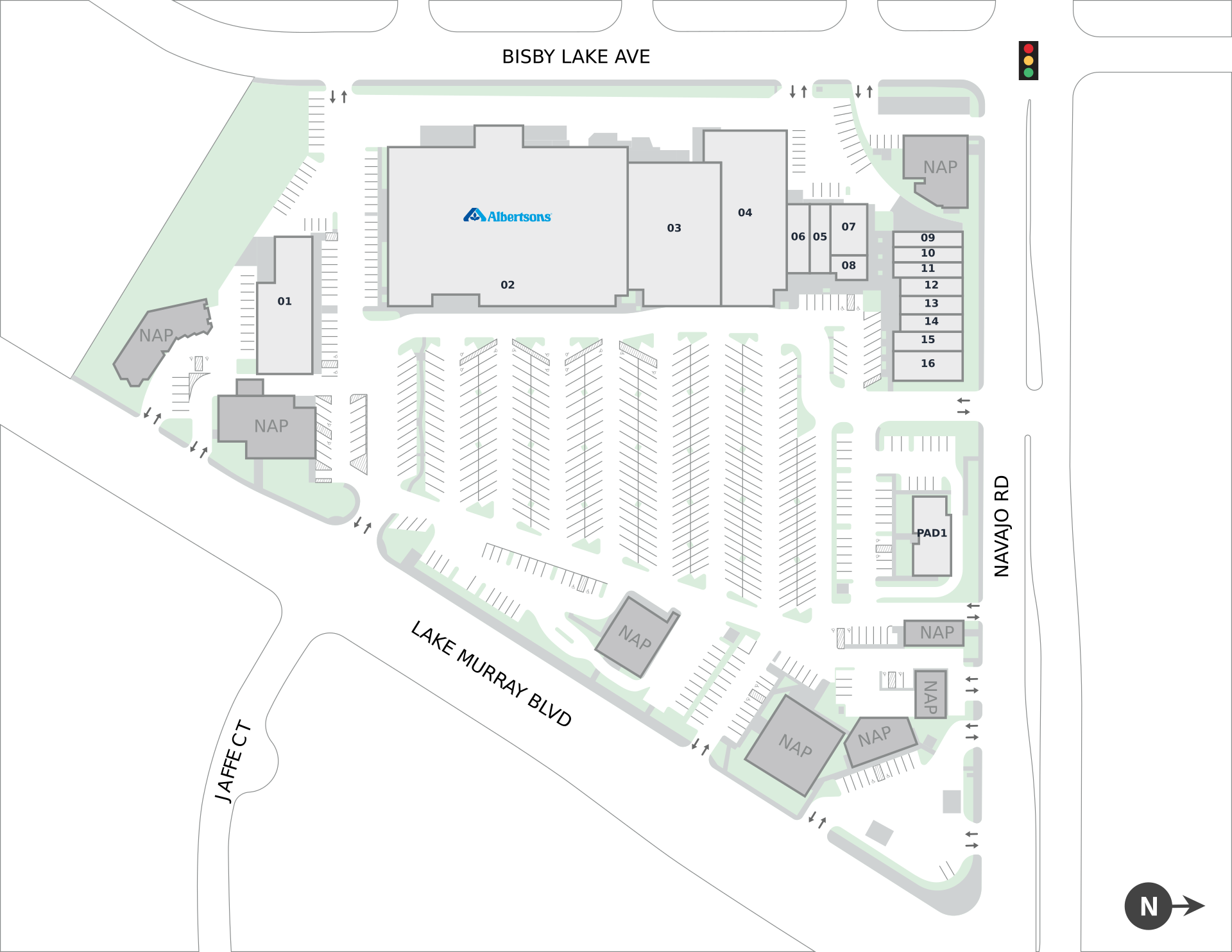 Navajo Shopping Center Site Plan