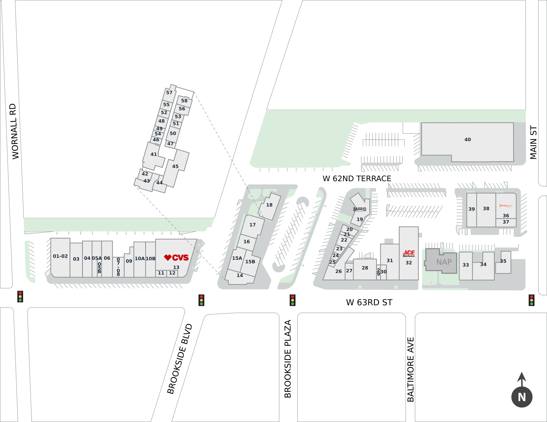Brookside Shops Site Plan