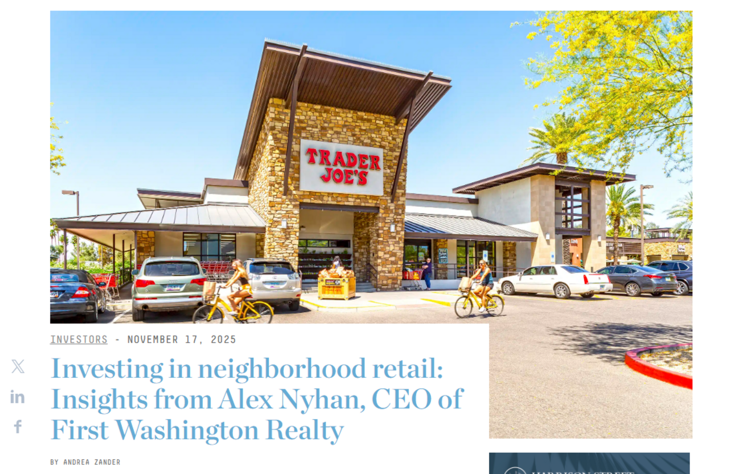 IREI News: Investing in Neighborhood Retail Insights with Alex Nyhan